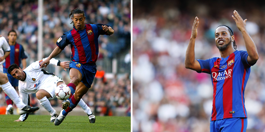 Früher vs. Heute: Ronaldinho hat es noch immer drauf