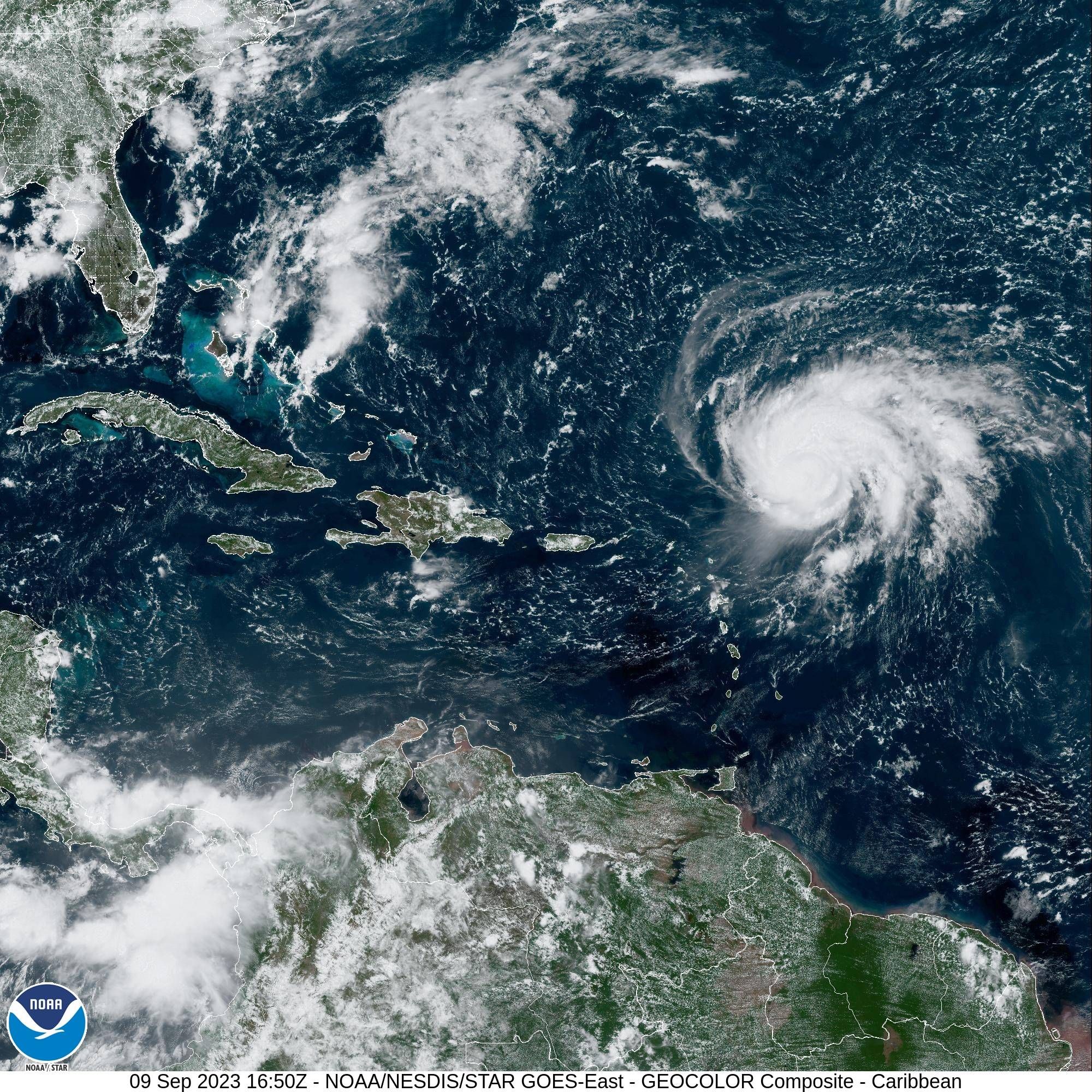 Die beiden Hurrikane Lee und Margot werden Anfang nächster Woche auf dem Atlantik unterwegs sein.