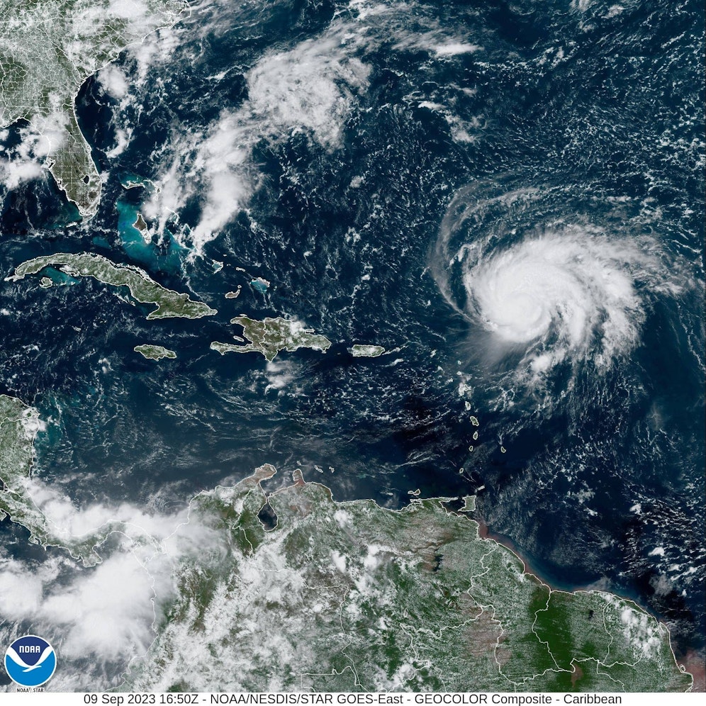 Die beiden Hurrikane Lee und Margot werden Anfang nächster Woche auf dem Atlantik unterwegs sein.