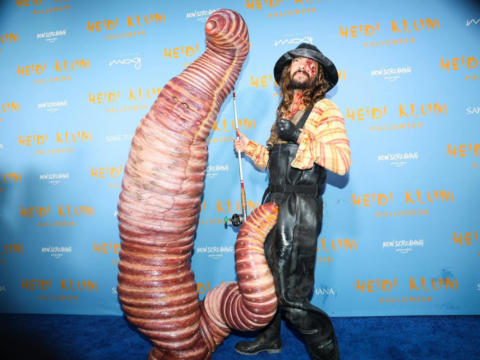 Als Regenwurm feierte Heidi Klum mit Tom Kaulitz 2022 Halloween.