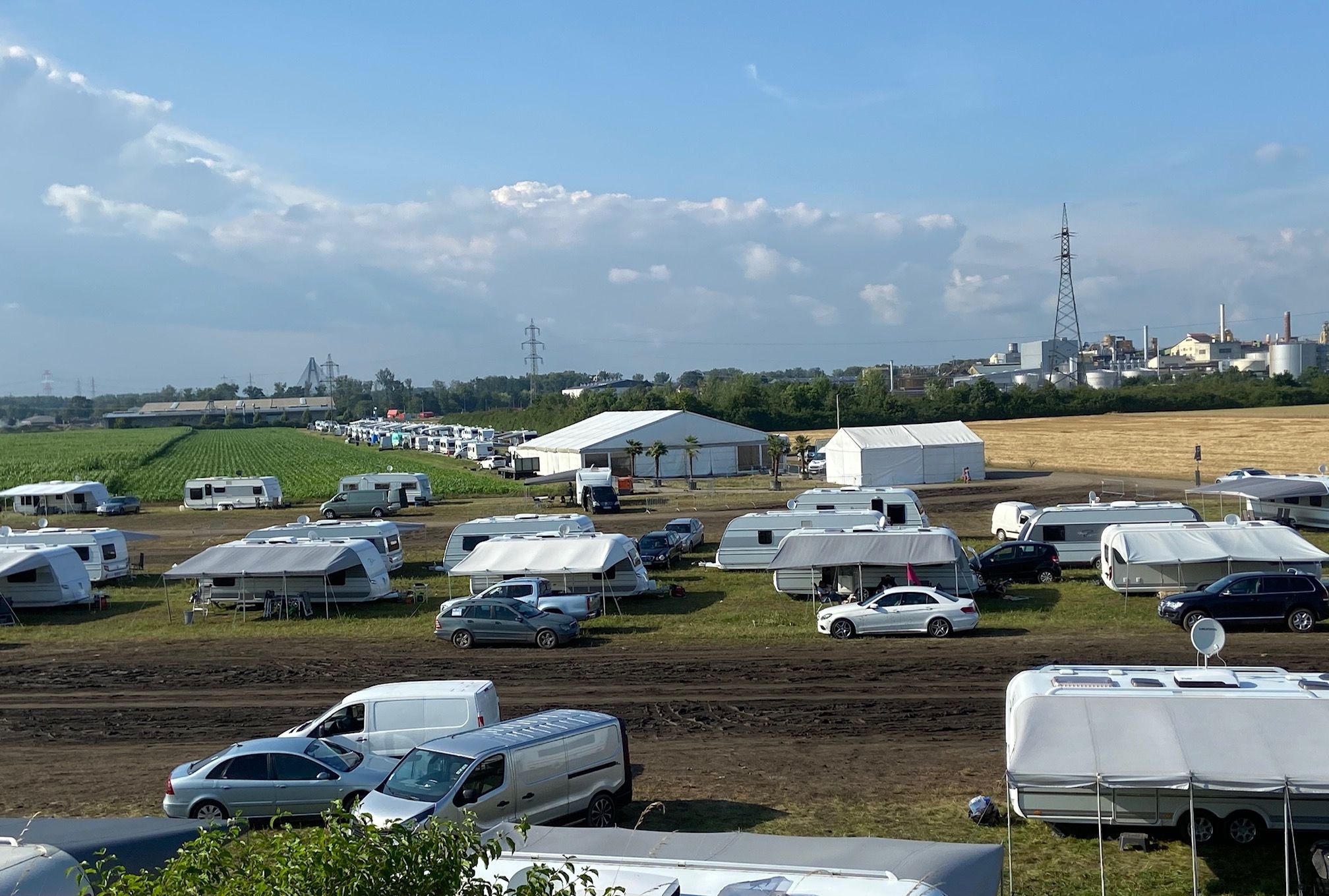 Wildes Campen: Archivaufnahme in Tulln