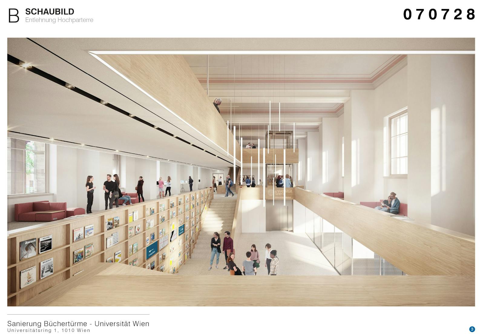 Heller, energieeffizient: Wiens Uni-Bibliothek wird neu