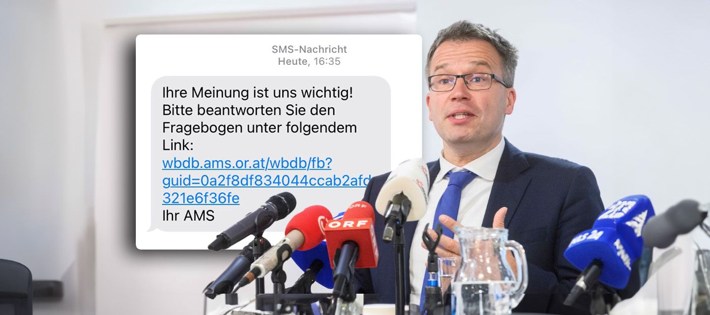 Johannes Kopf warnt vor fiesem Phisching-SMS.