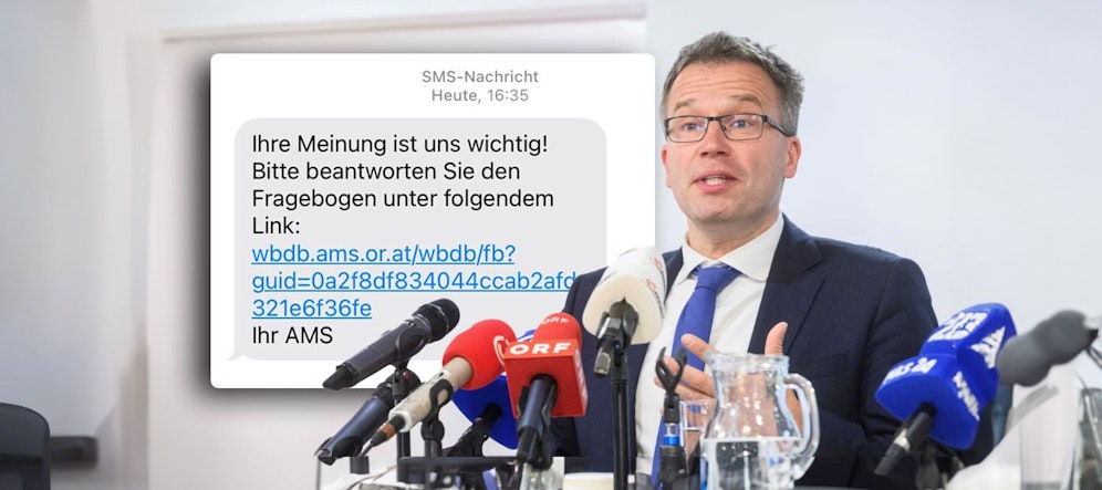 Johannes Kopf warnt vor dieser SMS.