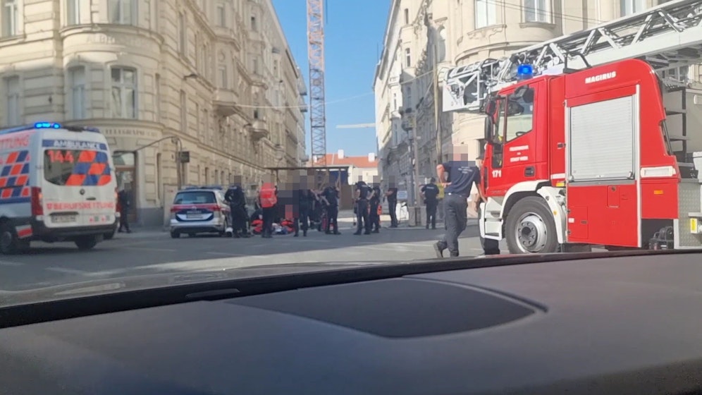 In Wien sorgte ein Großeinsatz auf einer Baustelle für Aufsehen.