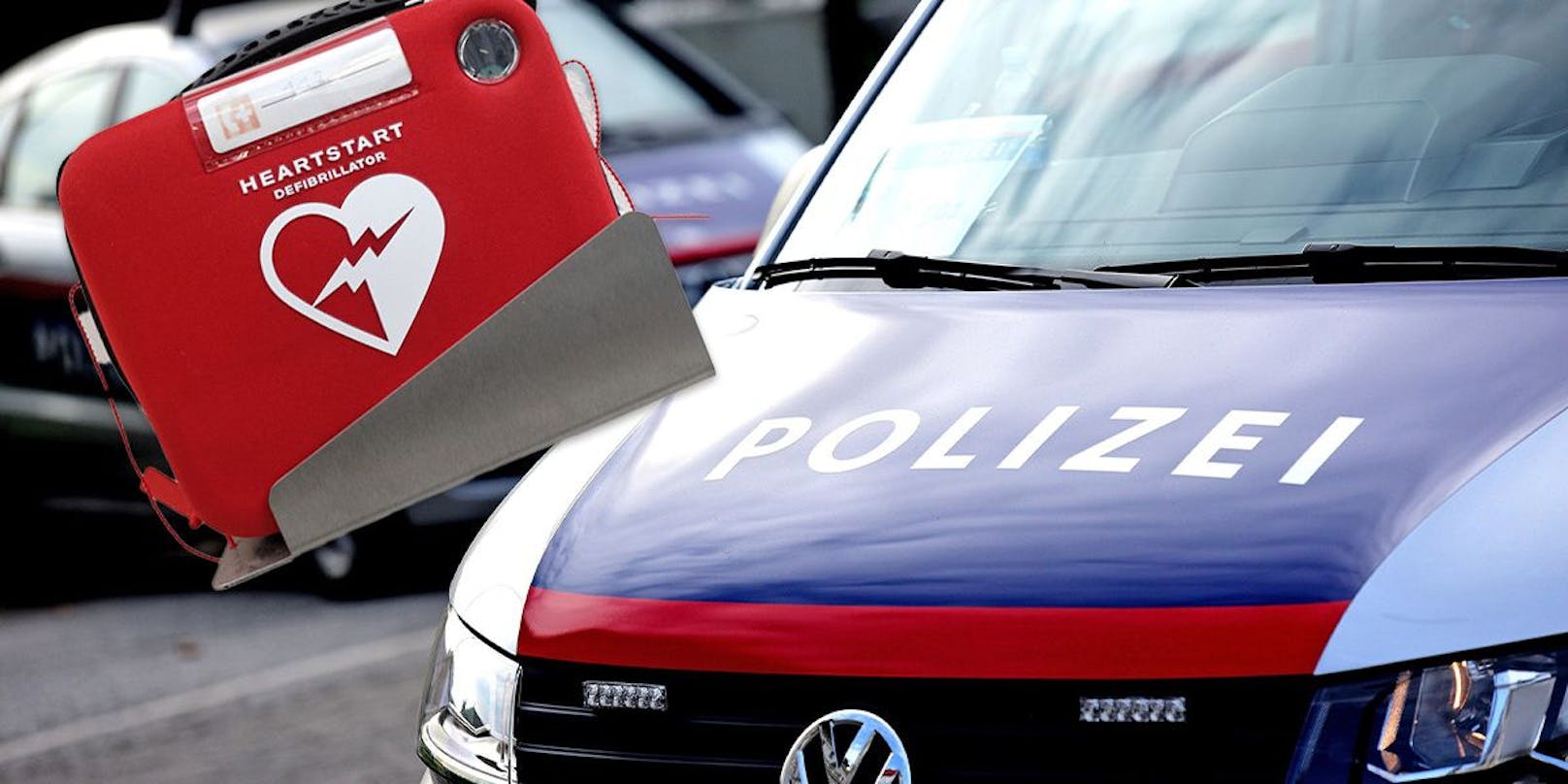 2022 berichtete die Wiener Polizei über 120 mit Defis ausgestattete Streifenwagen.