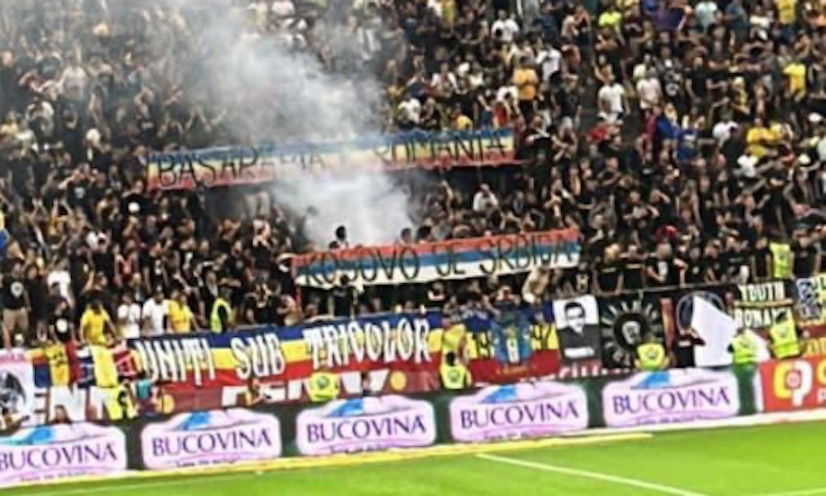 Serbien-Plakat! Kosovo-Spiel in Rumänien abgebrochen – Fussball