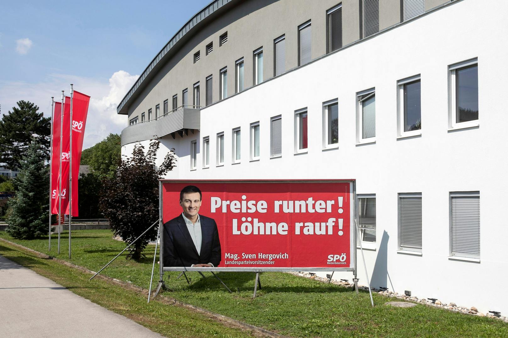 Die SPÖ-Landesparteizentrale in St. Pölten