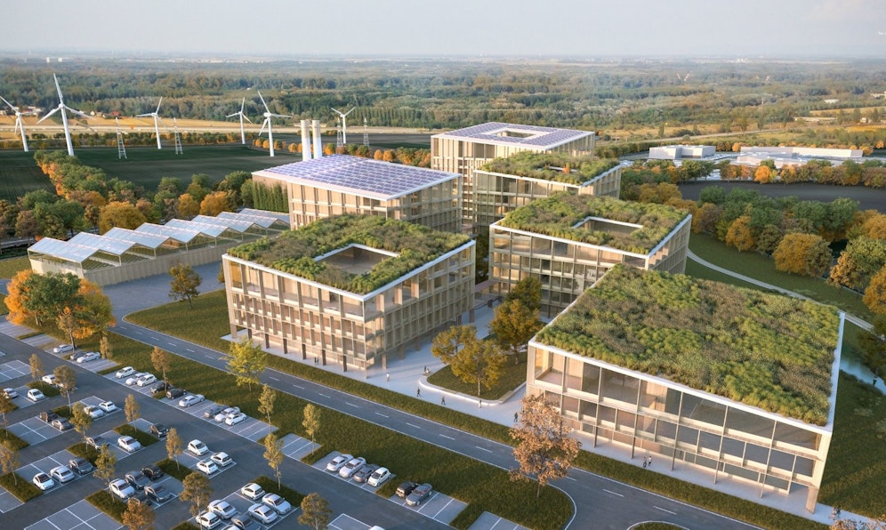 Visualisierung der neuen biotechnologischen Produktionsanlage BioNex: Diese kommt jetzt doch nicht.