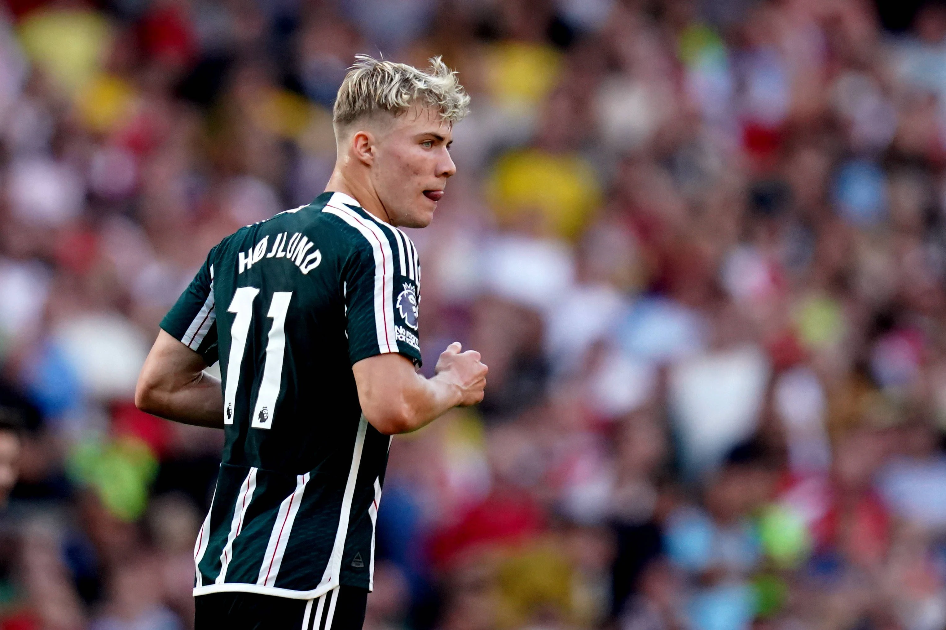 Das Trikot von Rasmus Höjlund war wochenlang nicht erhältlich. 
