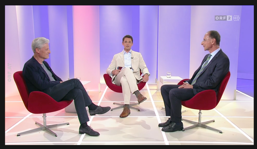 Florian Scheuba und Peter Filzmaier im ORF-Kulturmontag – ein <em>