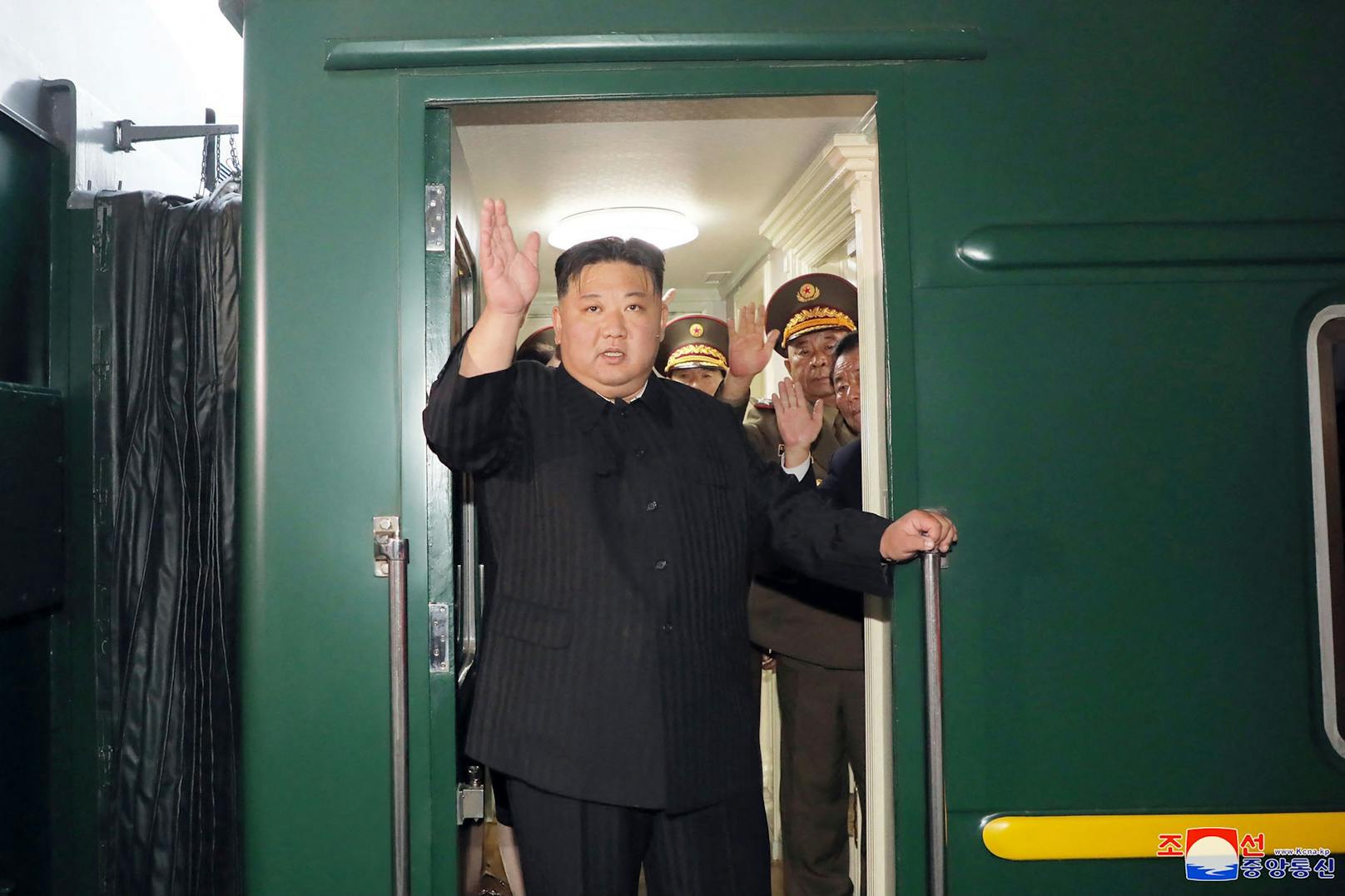 Kim Jong-un in Panzer-Zug auf dem Weg zu Putin