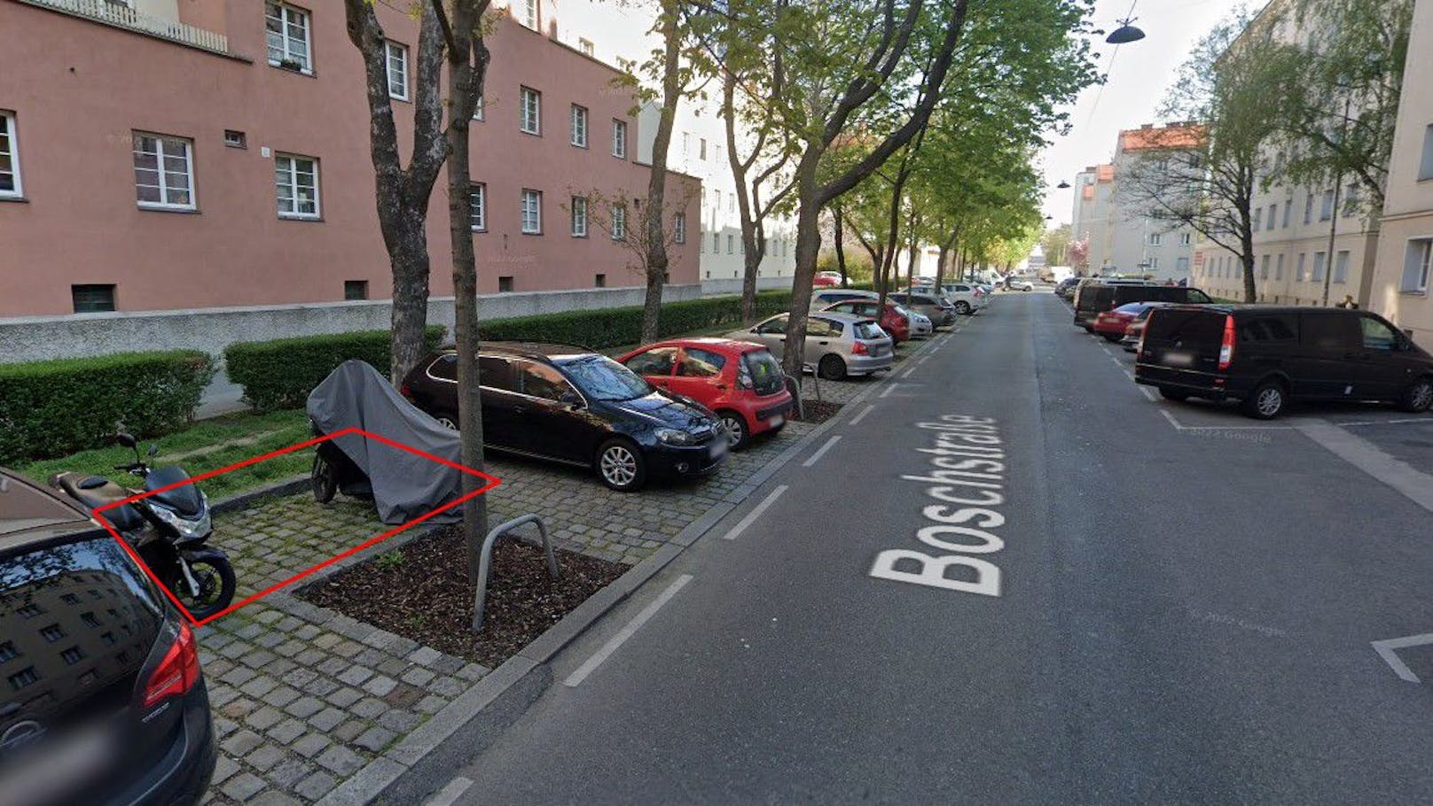Anfang September wurde ein Wiener für ein Parkmanöver an dieser Stelle abgestraft.