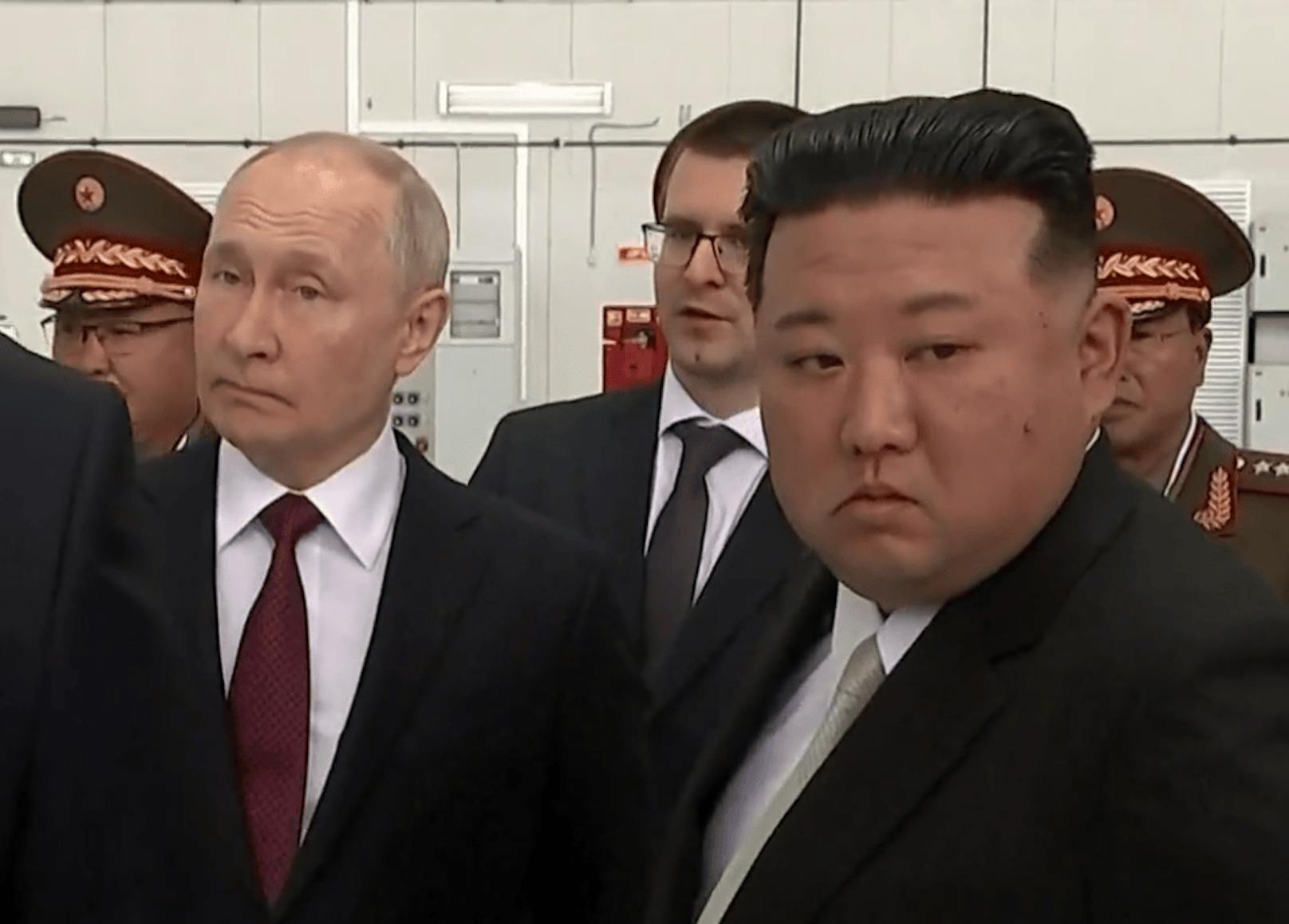 Putin empfängt Kim Jong-un im Weltraumbahnhof