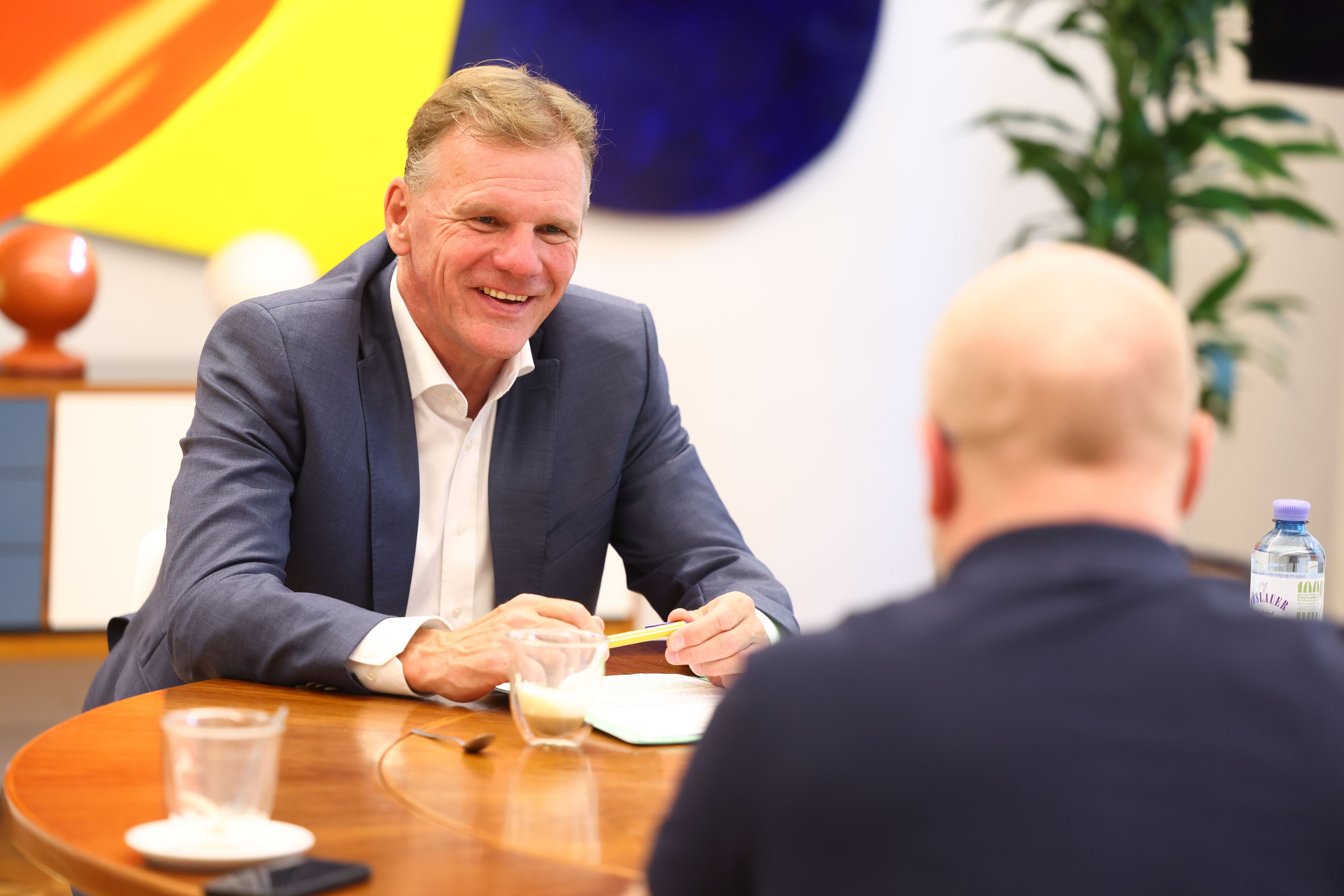 Michael Strebl, Chef der Wien Energie, im Gespräch mit 