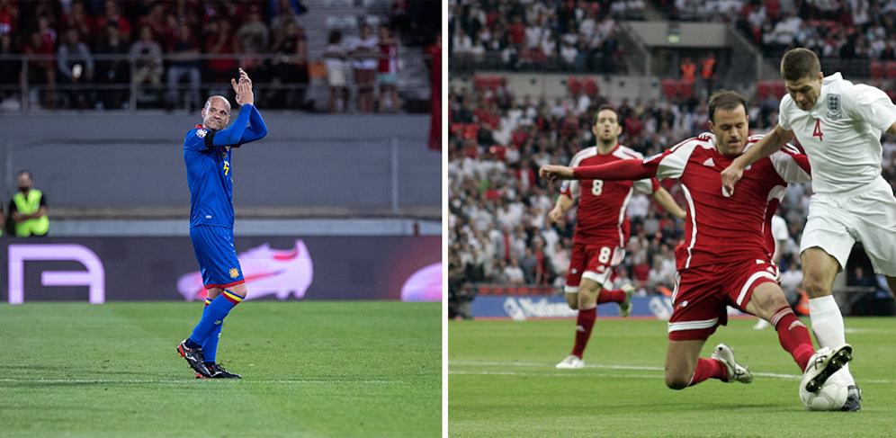 Schon 2003 gegen Steven Gerrard und in seinem letzten Spiel: Ildefons Lima