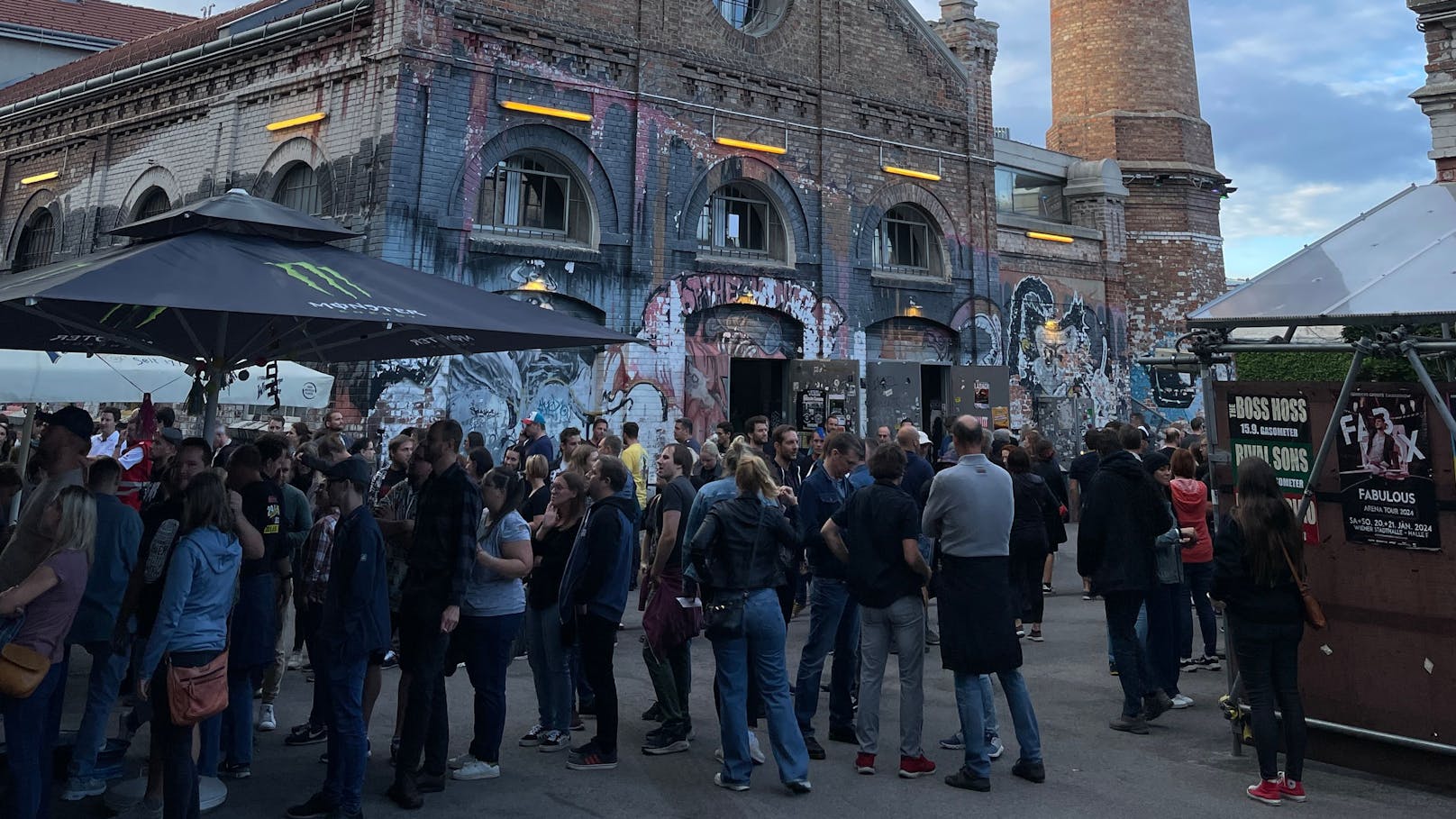 Neue Nachbarn machten der Arena in Wien das Leben schwer.