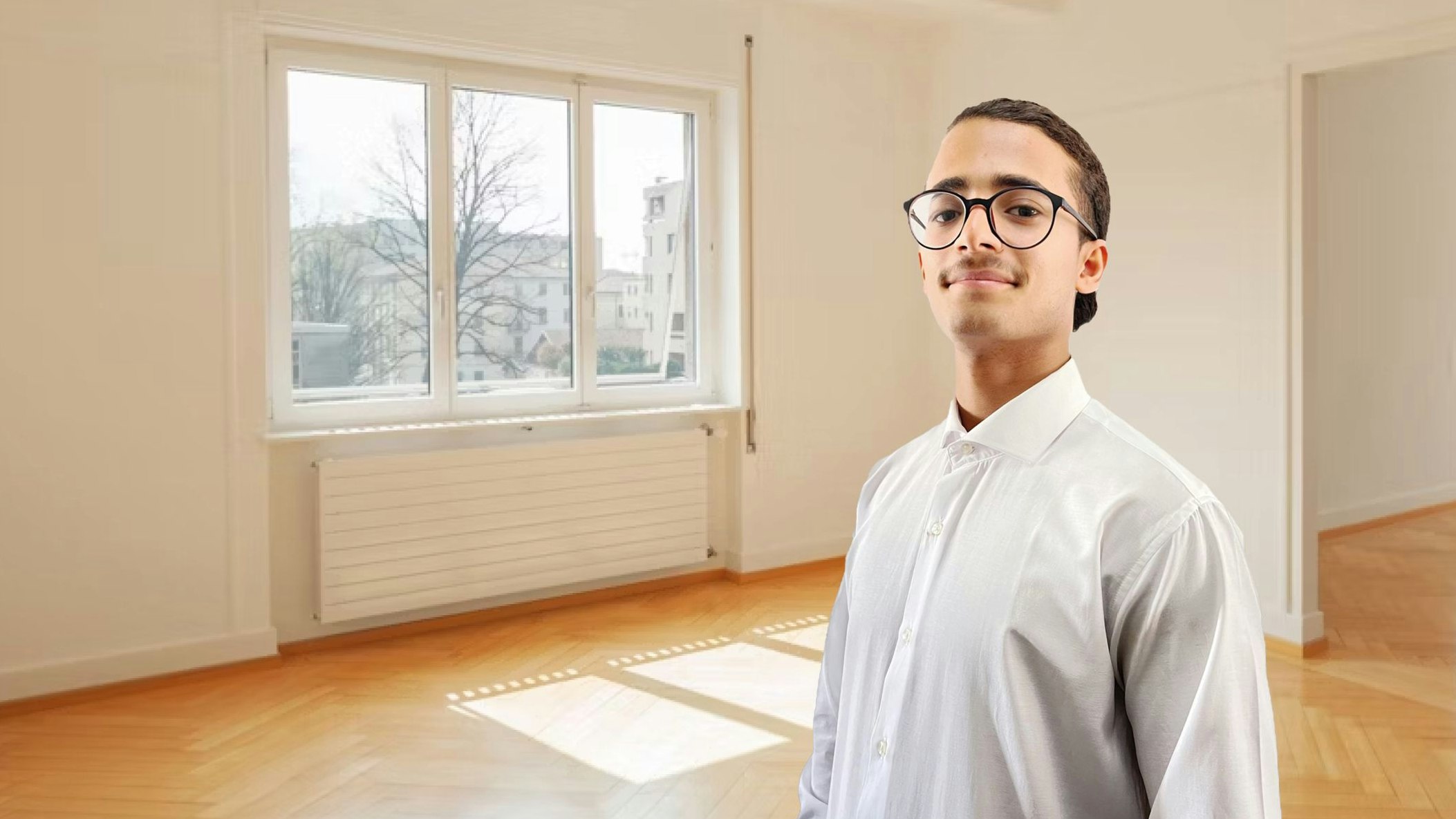 Selfie von Basem Mahdi/ Montage von Heute/ Wohnung Getty Images/iStockphoto