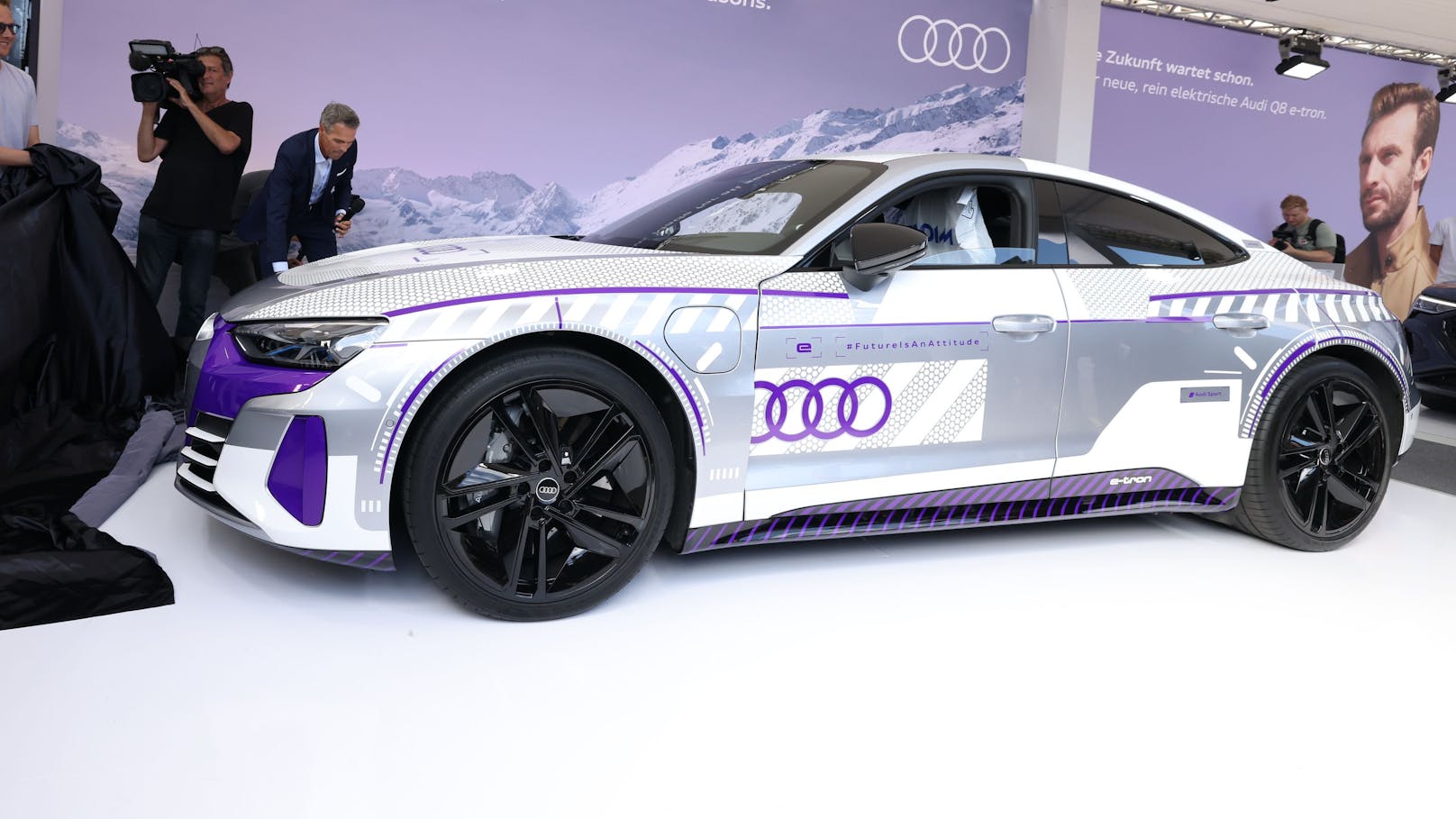 Premiere in Wien: Der Audi RS e-tron GT "Ice Race"