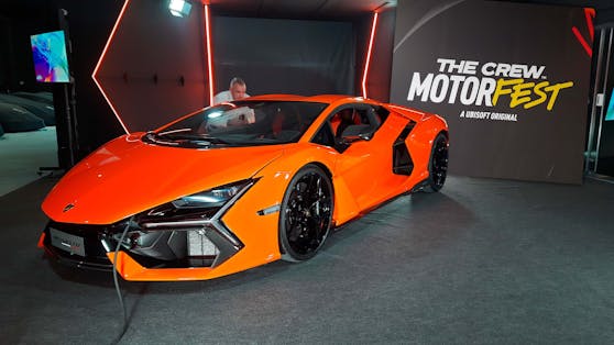 Der Lamborghini Revuelto ziert das Cover des neuen Ubisoft-Spiels "The Crew Motorfest"