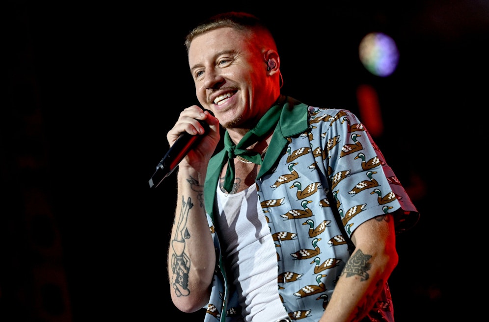 Macklemore bei seinem Auftritt auf dem 