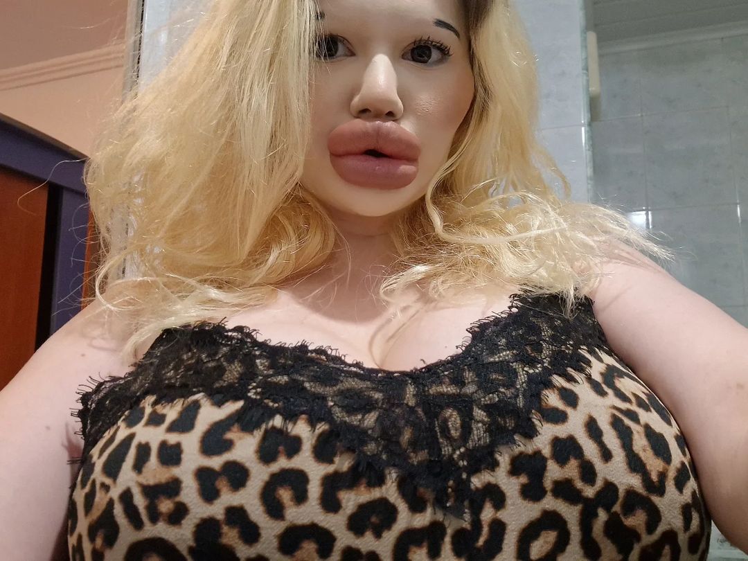 Andrea Ivanovas Markenzeichen ist ihr fülliger Mund.