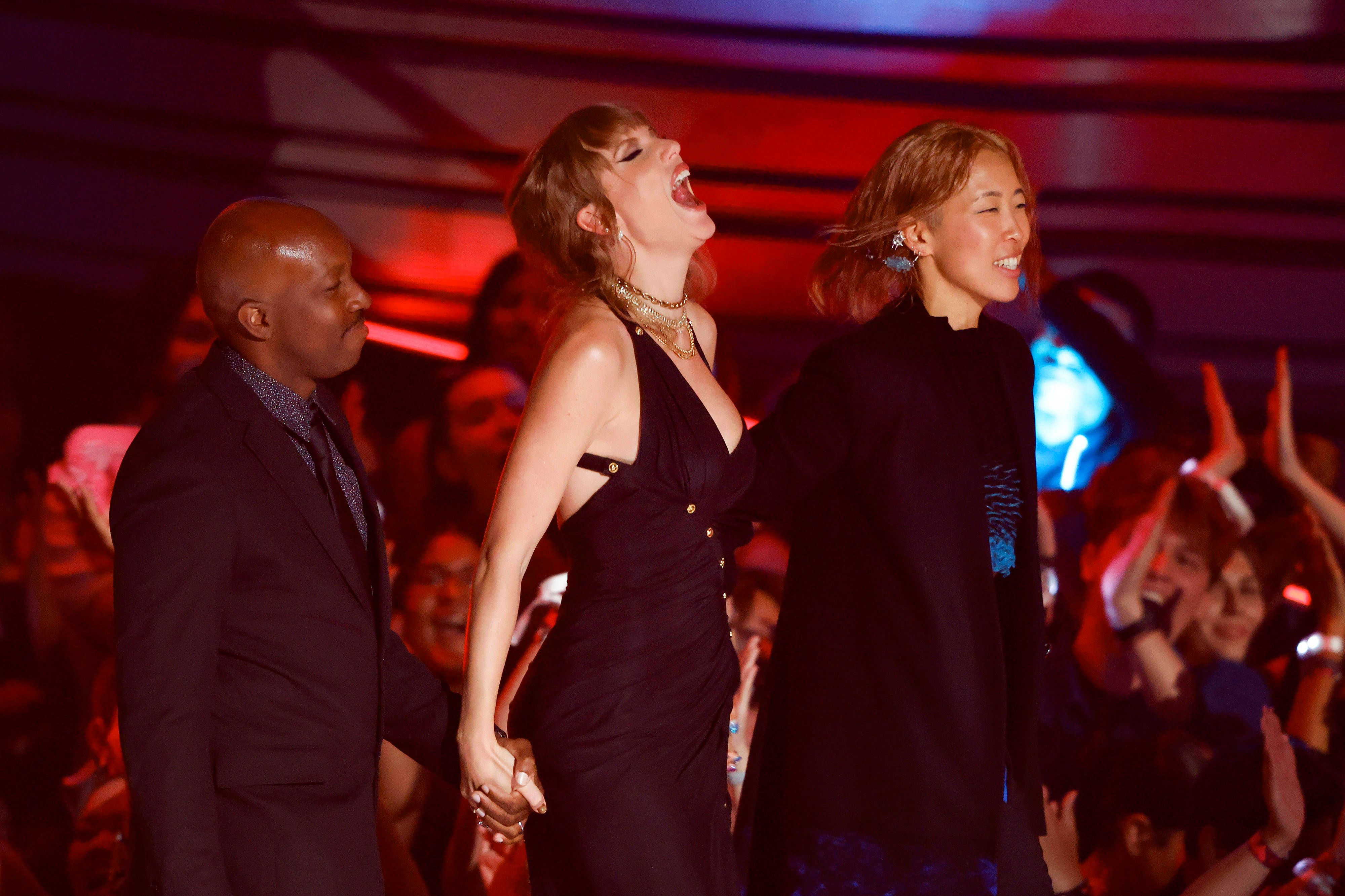 Pure Freude bei Taylor Swift.