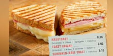 Lokal lädt in "Wohlfühlzone", will für Toast 8,80 Euro