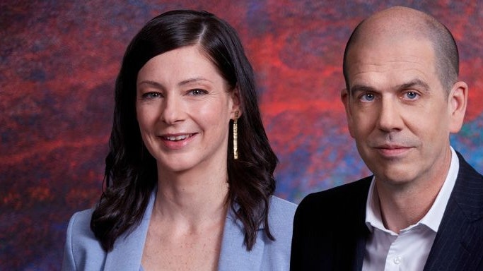 Die <em>"Heute"</em>-Meinungsforscher Peter Hajek und Alexandra Siegl von "Unique Research"