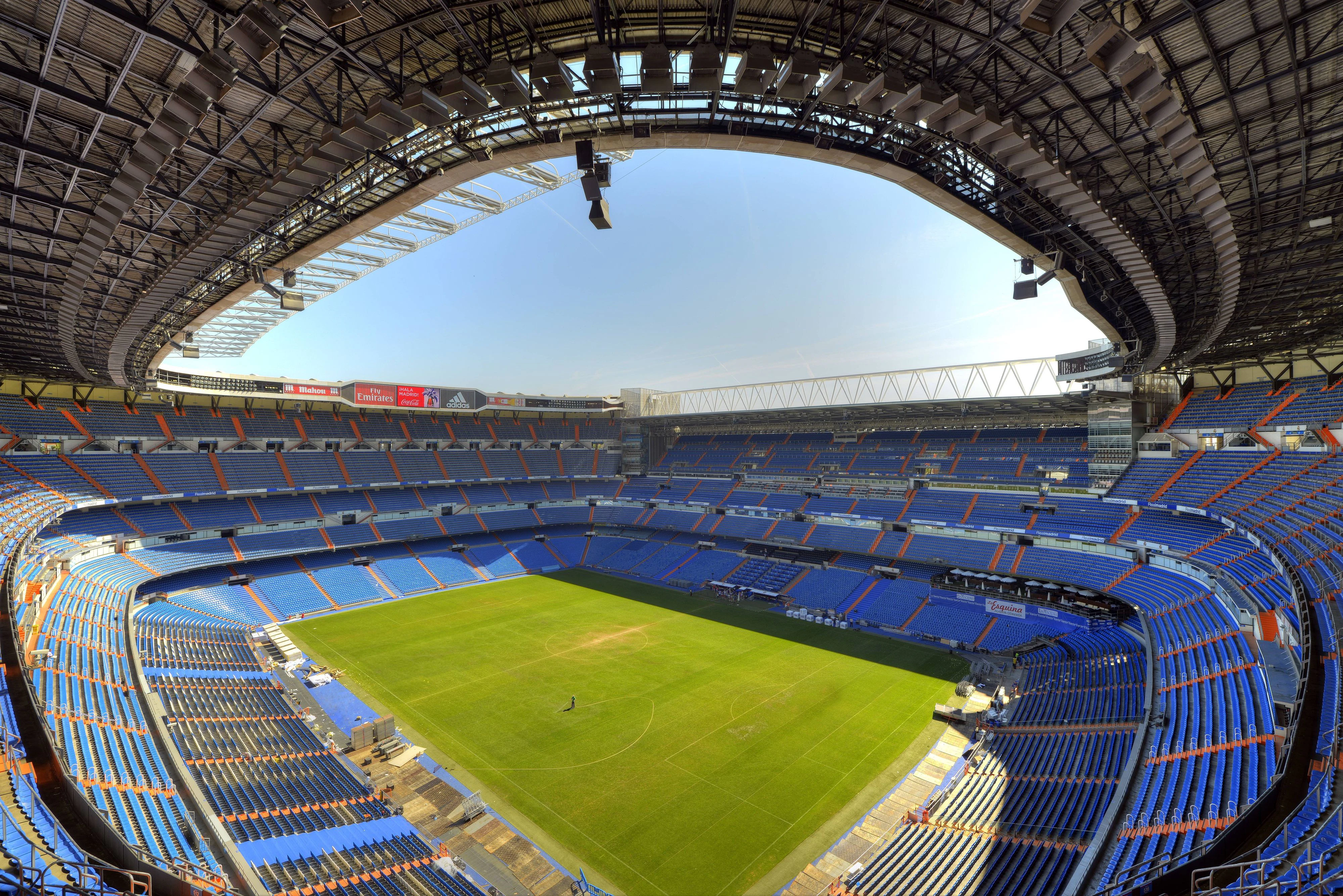 Das Bernabeu Stadion von Real Madrid