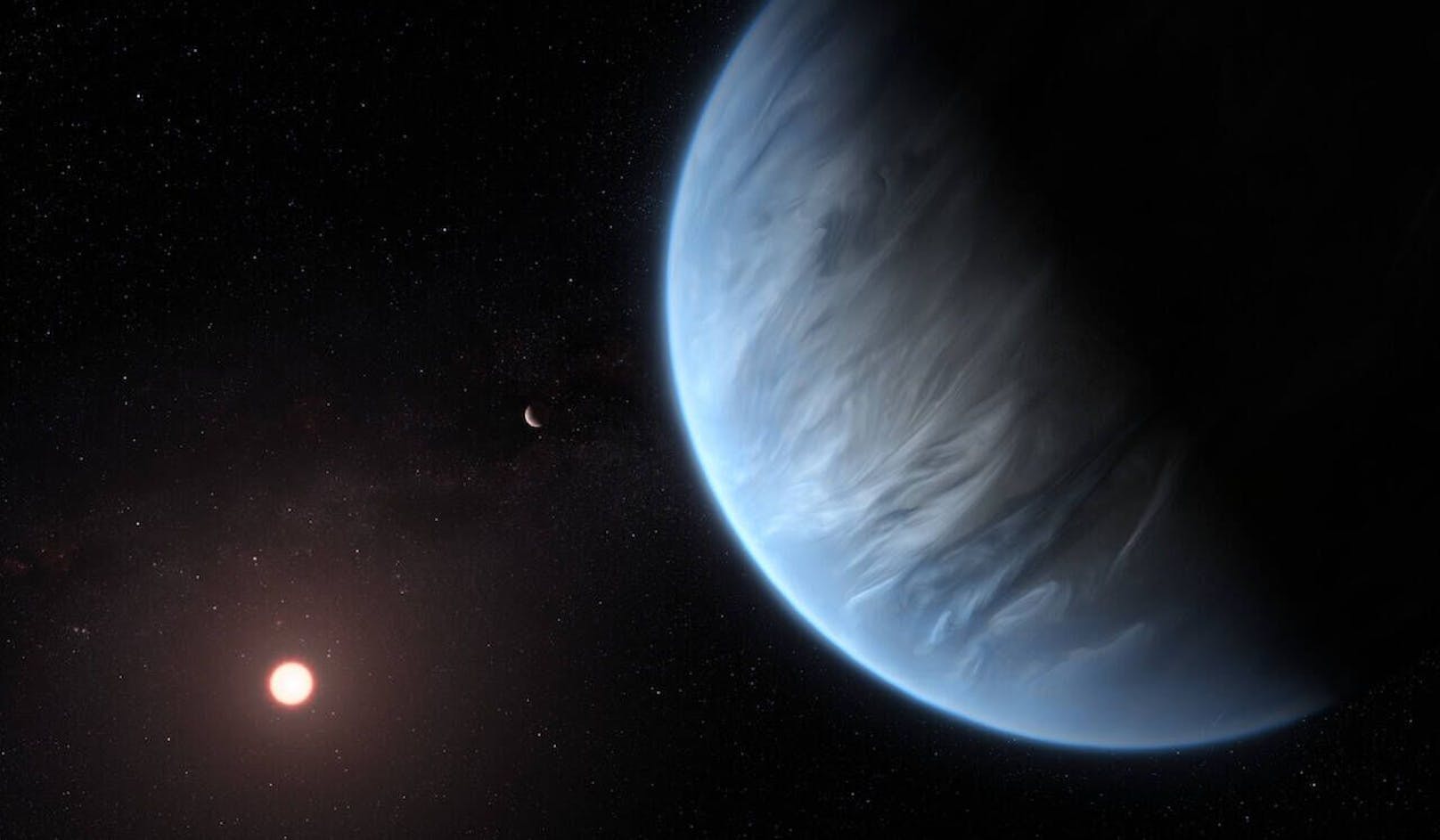 Auf dem Exoplaneten K2-18b wurden Hinweise auf mögliches Leben gefunden.