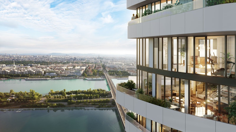 Aussicht auf die Stadt