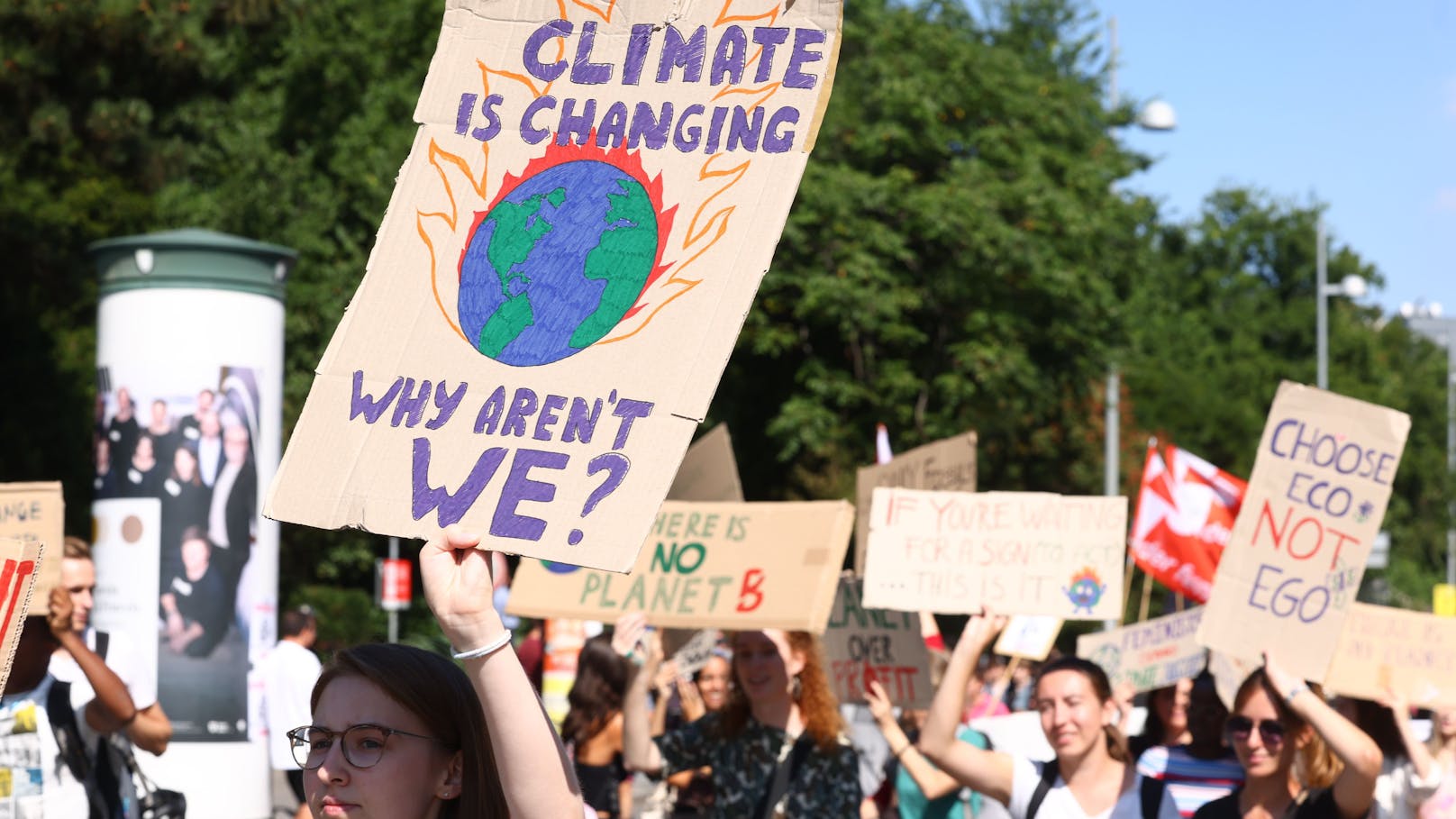 Hier weitere Fotos vom Klimastreik am Freitag: