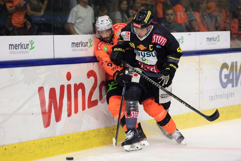 Die Vienna Capitals gewinnen bei den Graz 99ers. 