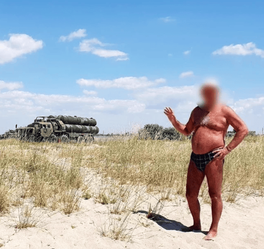 Dieses Foto könnte den Standort des Waffensystems verraten haben. 