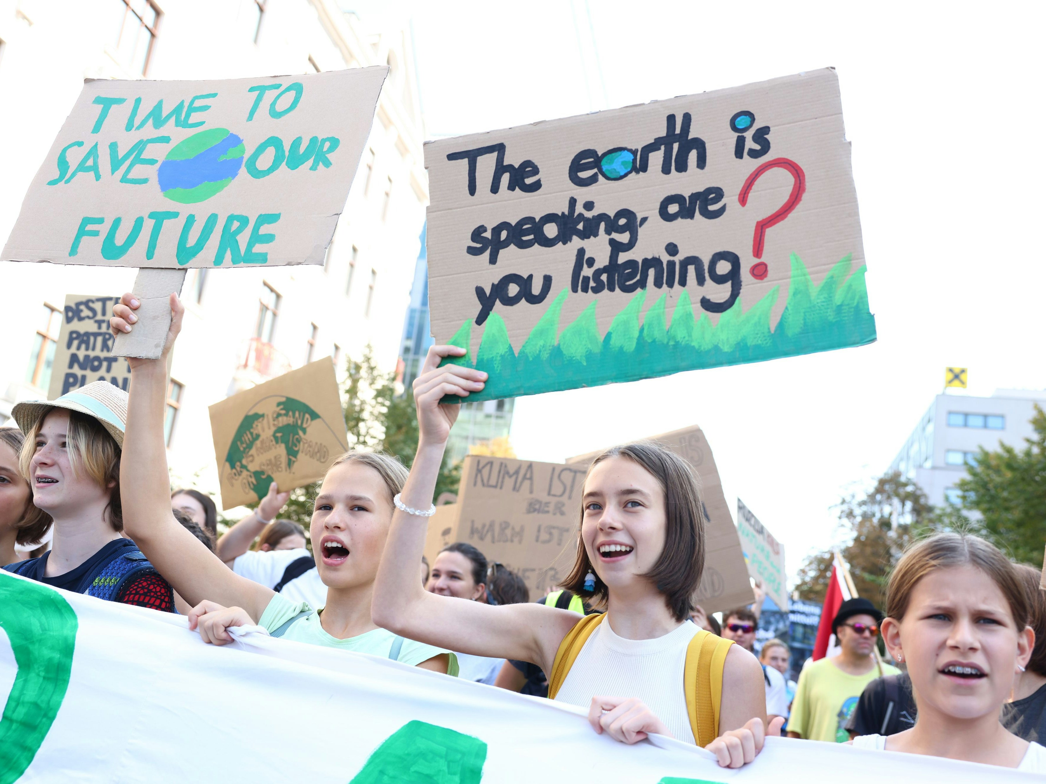 Friday For Future Klimastreik in Wien am 15.09.2023