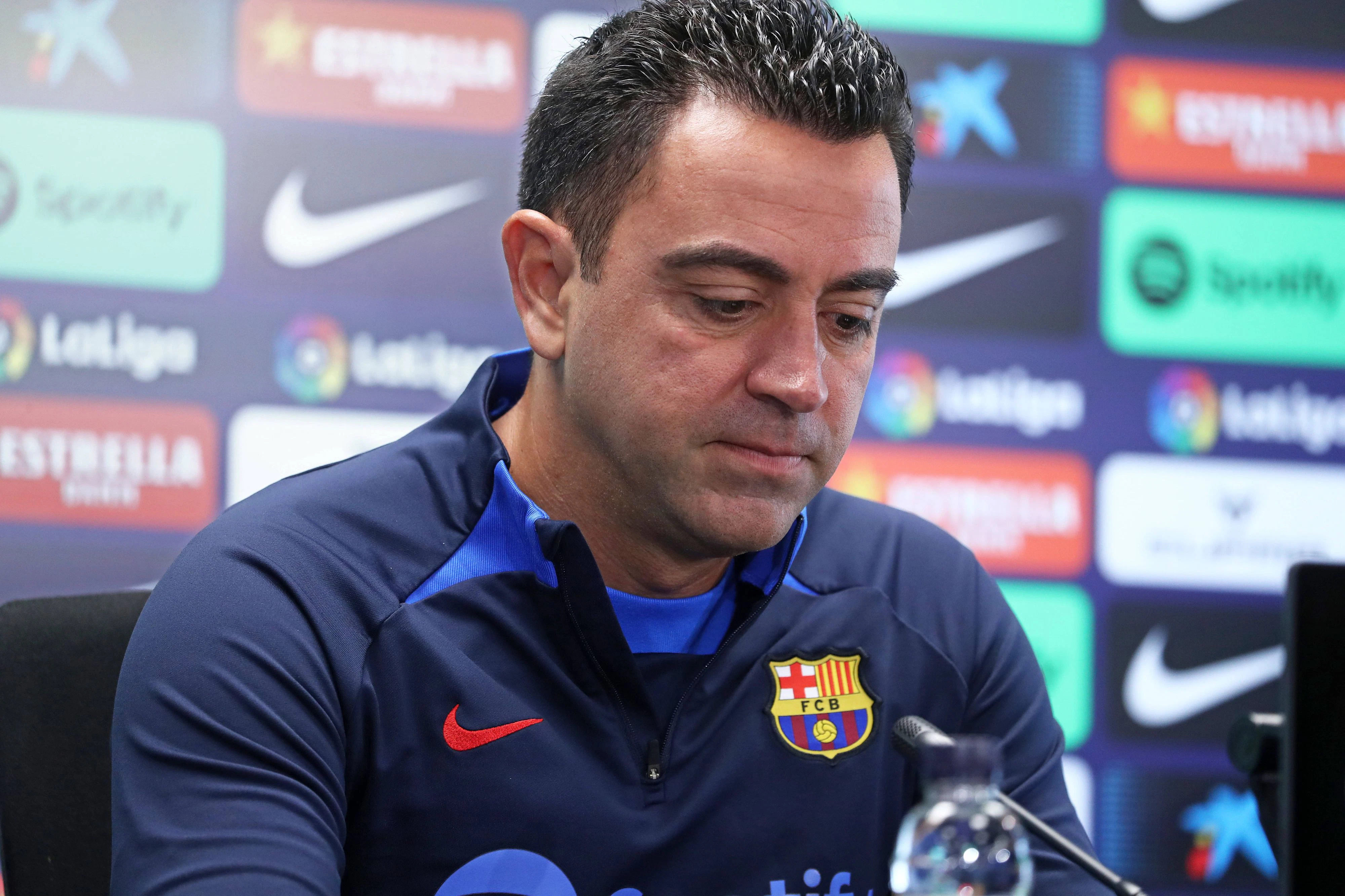 Barca-Coach Xavi Hernandez könnte bald zu einem Nutverkauf gezwungen sein. 