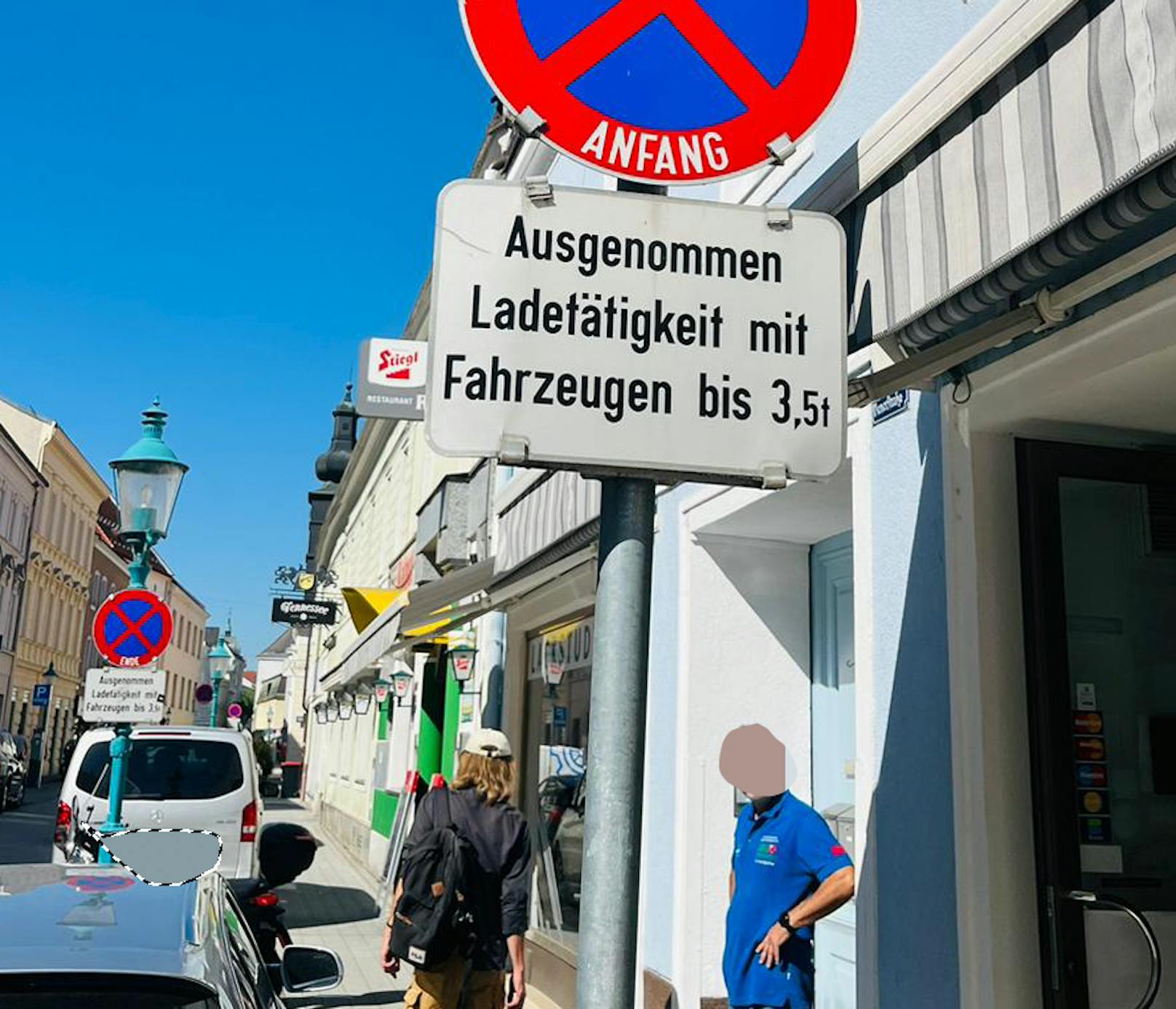 Ärger wegen Parkstrafe in der Wiener Straße in St. Pölten