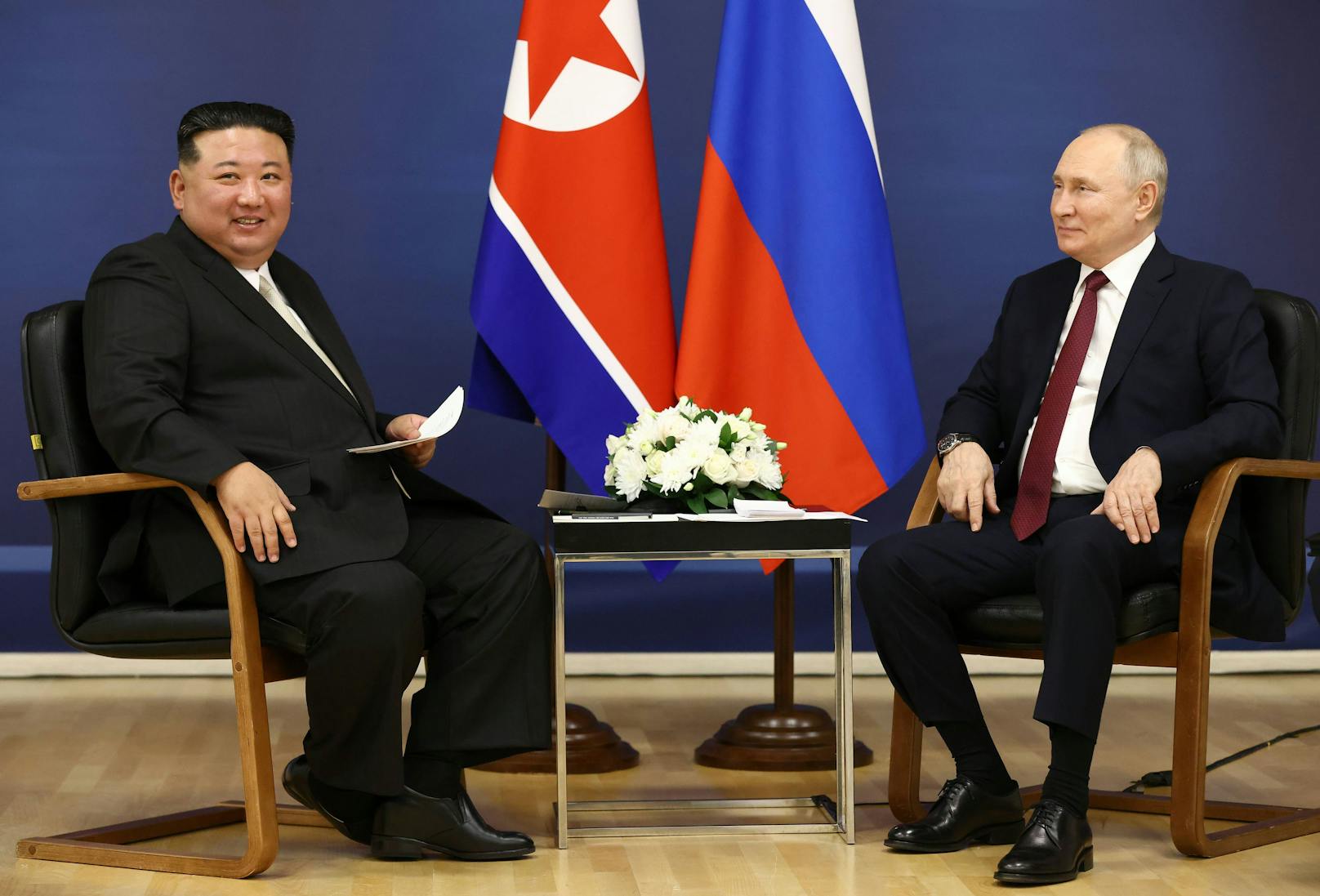 Rund um das Treffen mit Kim Jong-un gibt es erneut Spekulationen rund um den Gesundheitszustand von Wladimir Putin. 