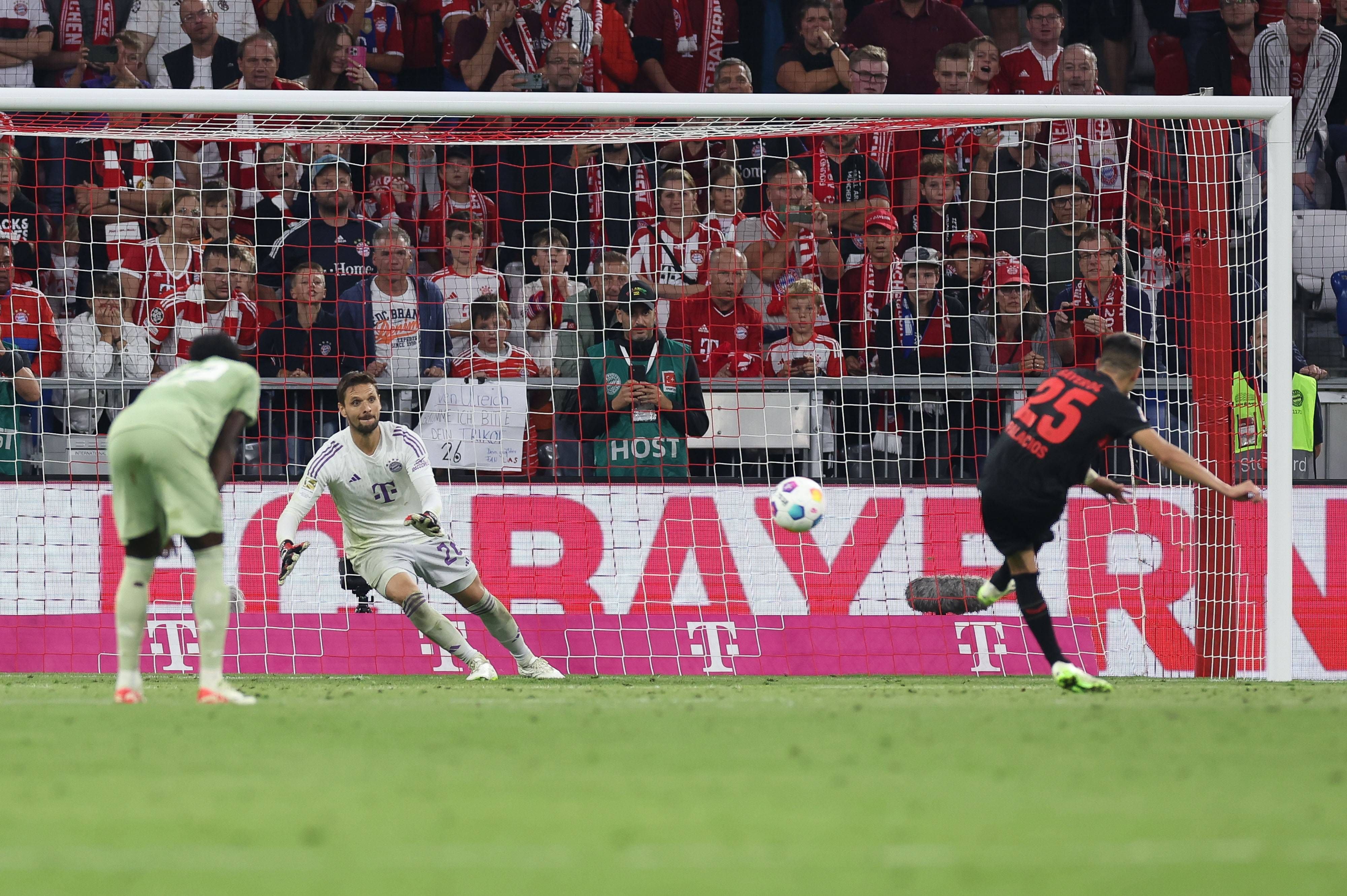 Bayer Leverkusen holte das späte 2:2 gegen die Bayern. 