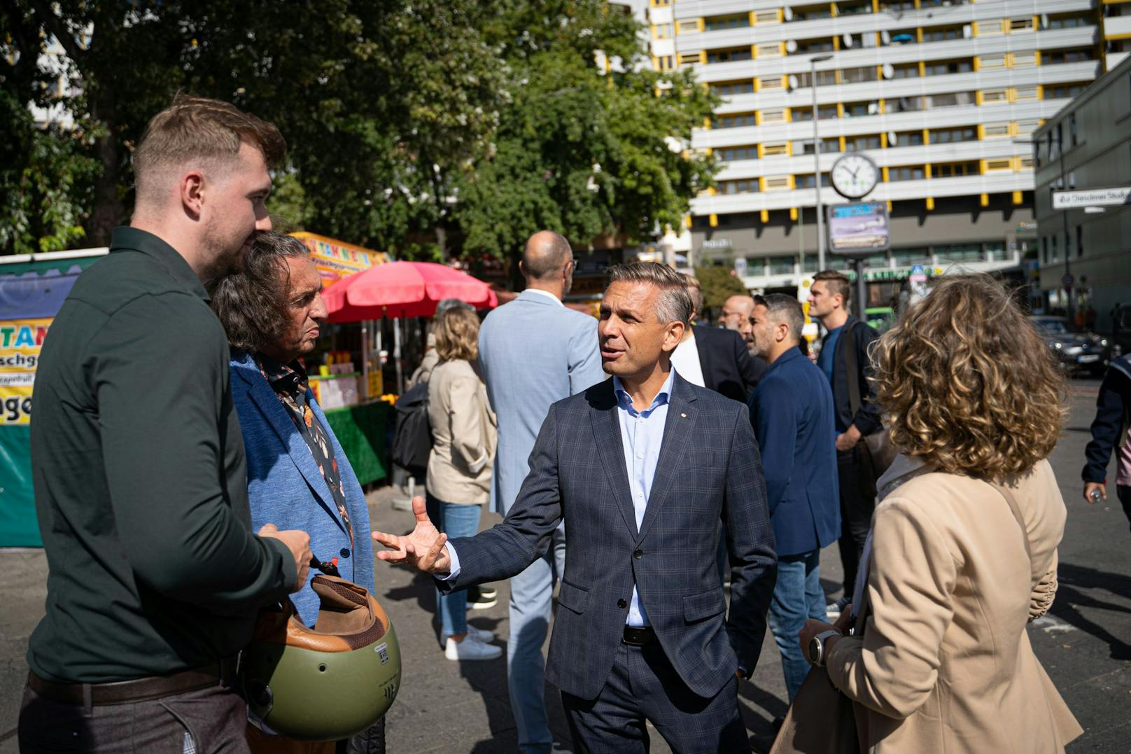 Die Delegation aus Oberösterreich in Berlin-Kreuzberg.