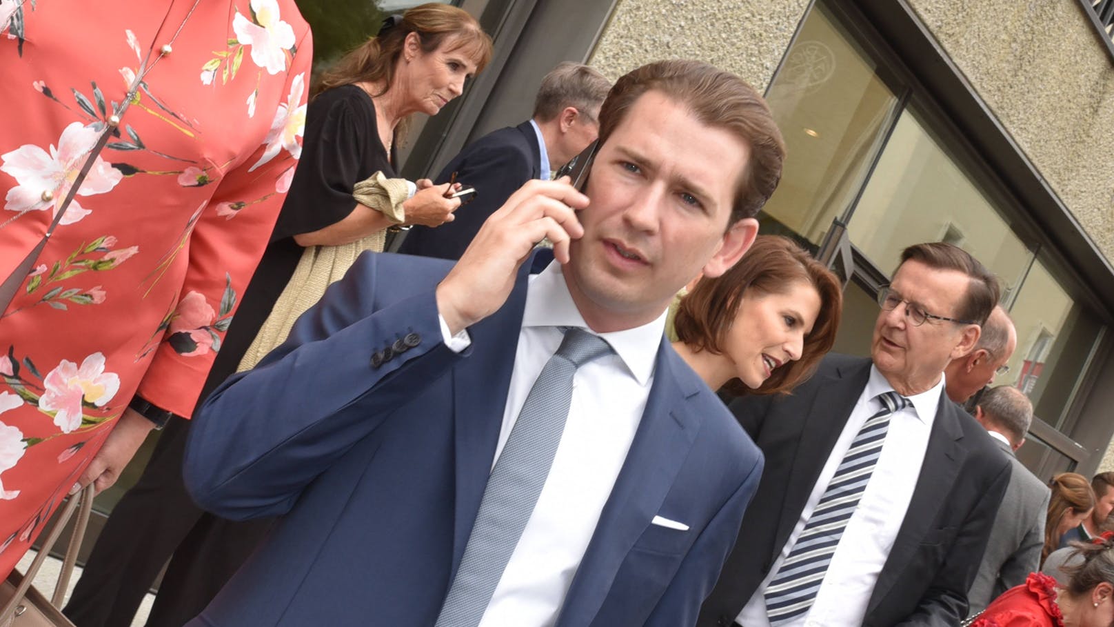 Sebastian Kurz bei den Salzburger Festspielen am 27. Juli 2023.