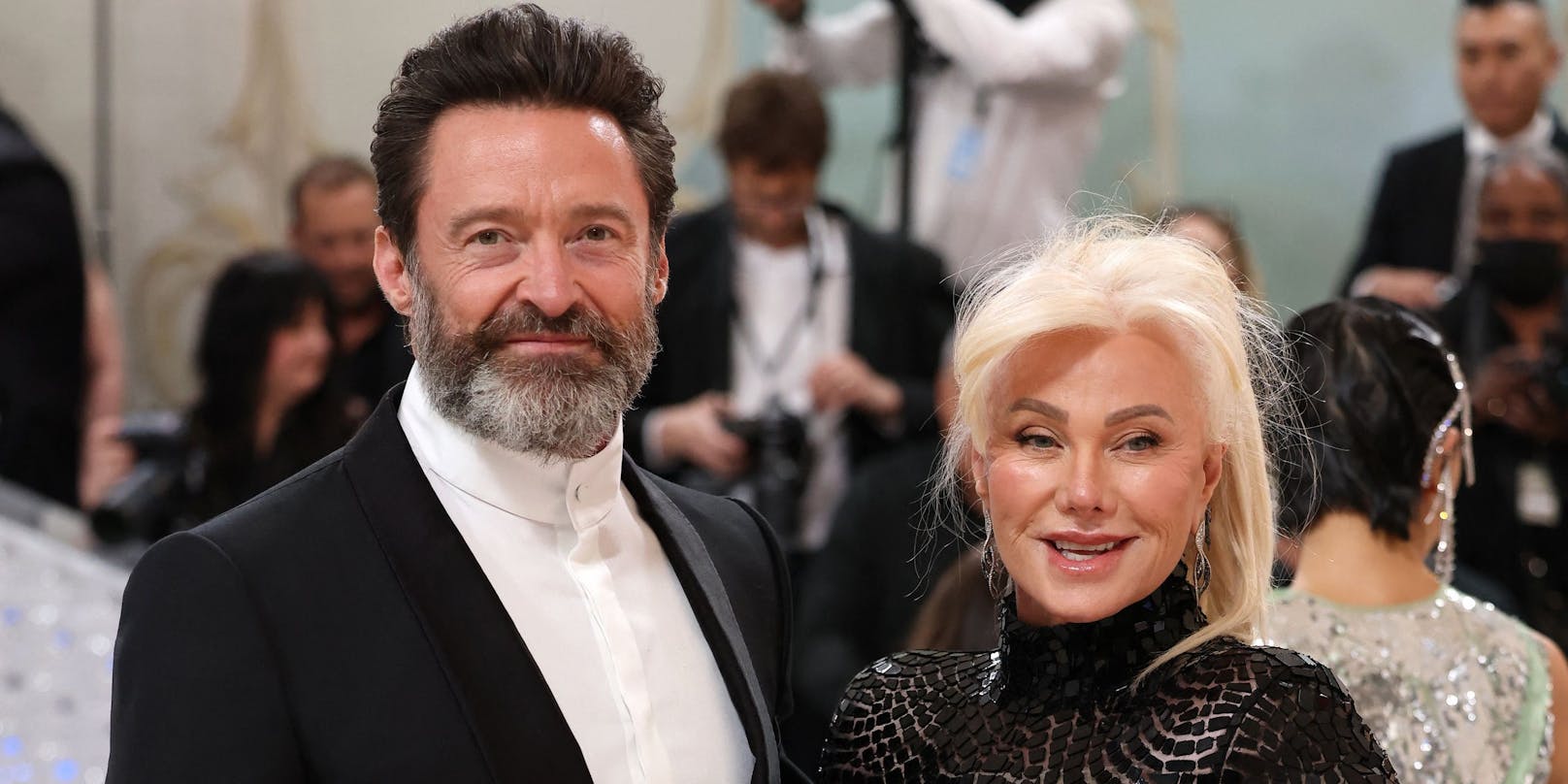 Hugh Jackman und Deborra-Lee Furness besuchten am 1. Mai die Met-Gala in New York.