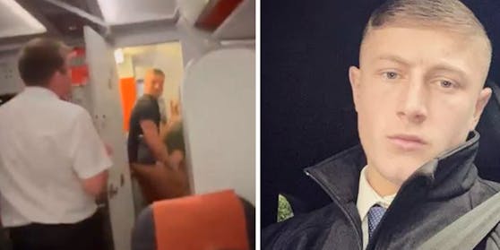 Piers und eine junge Frau wurden beim Sex im Flugzeug erwischt.