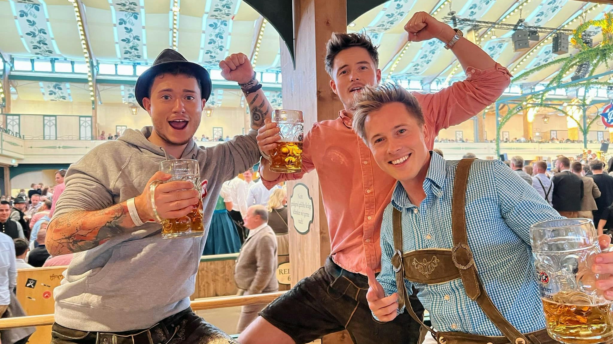 Max Weidner, Tim Peters und Daniel Sommer