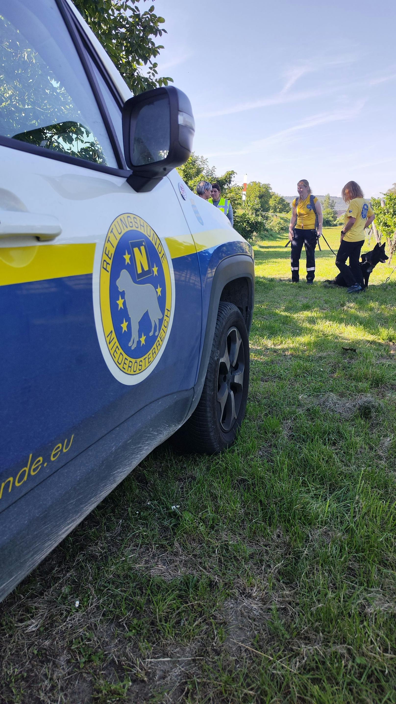 Rettungshunde Niederösterreich im Einsatz: Erfolgreiche Suchaktion