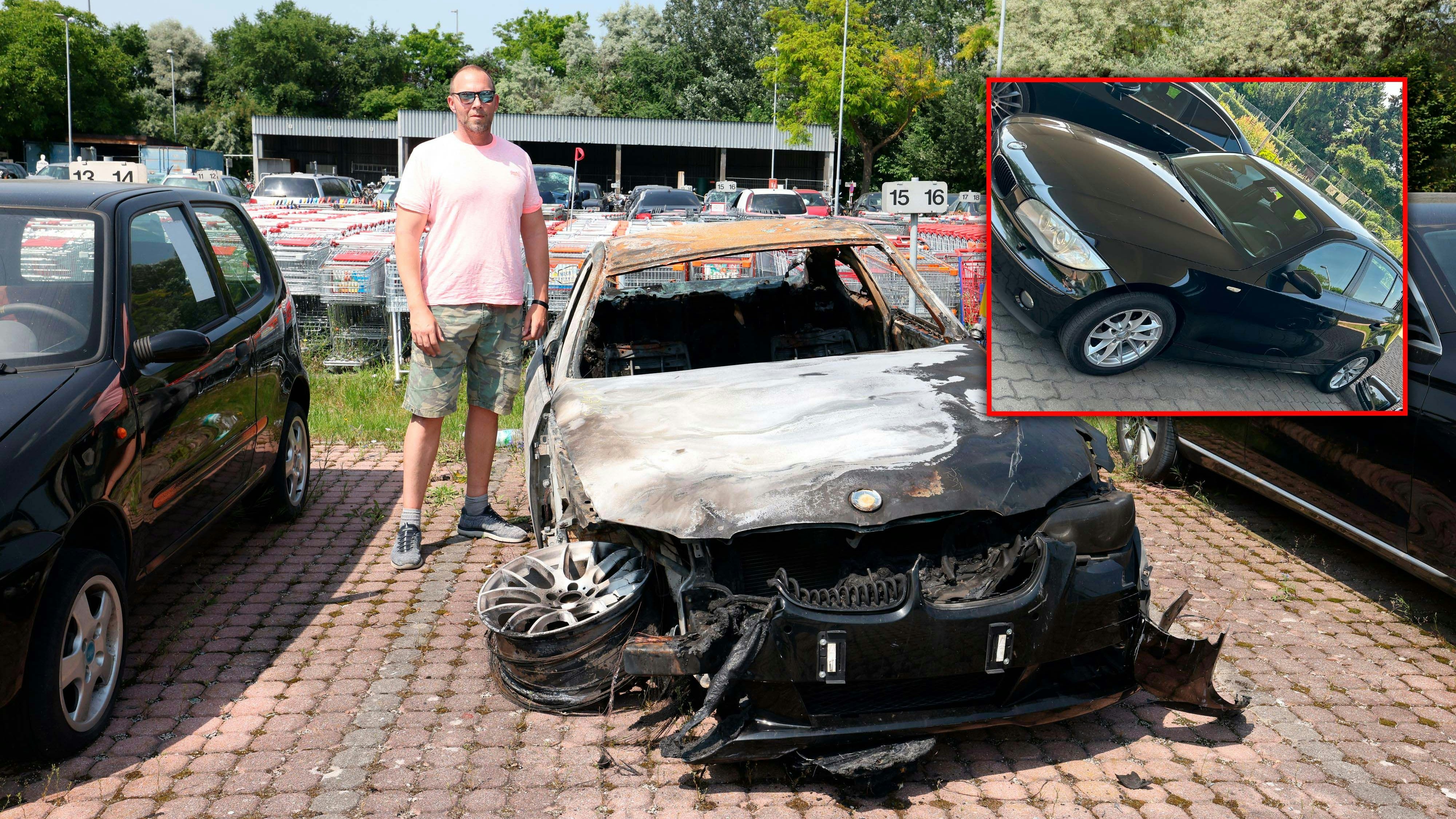 René (45) konnte sich dank den Spendengeldern einen gebrauchten BMW kaufen.