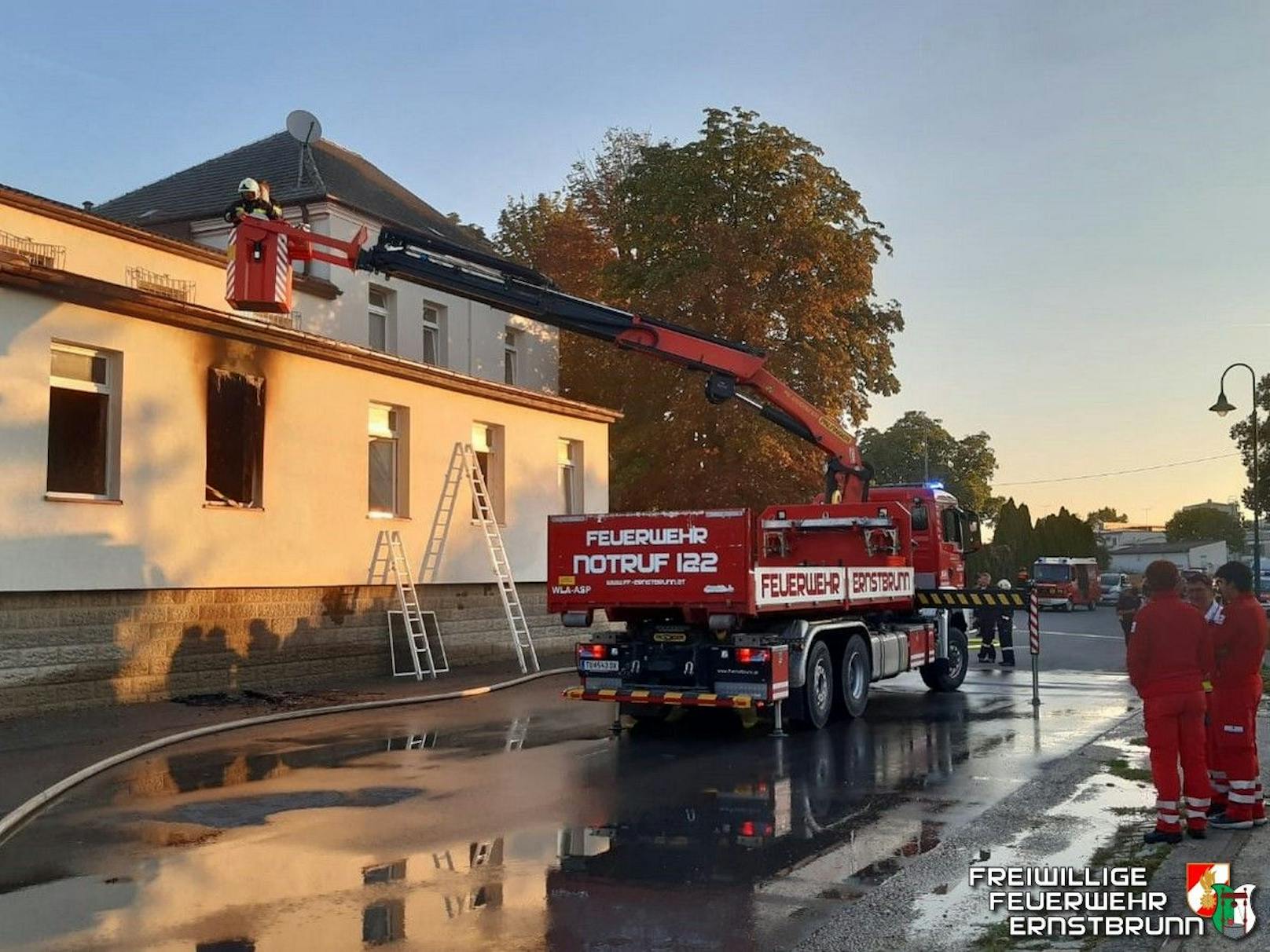 Gegen 5 Uhr früh brach das Feuer aus.