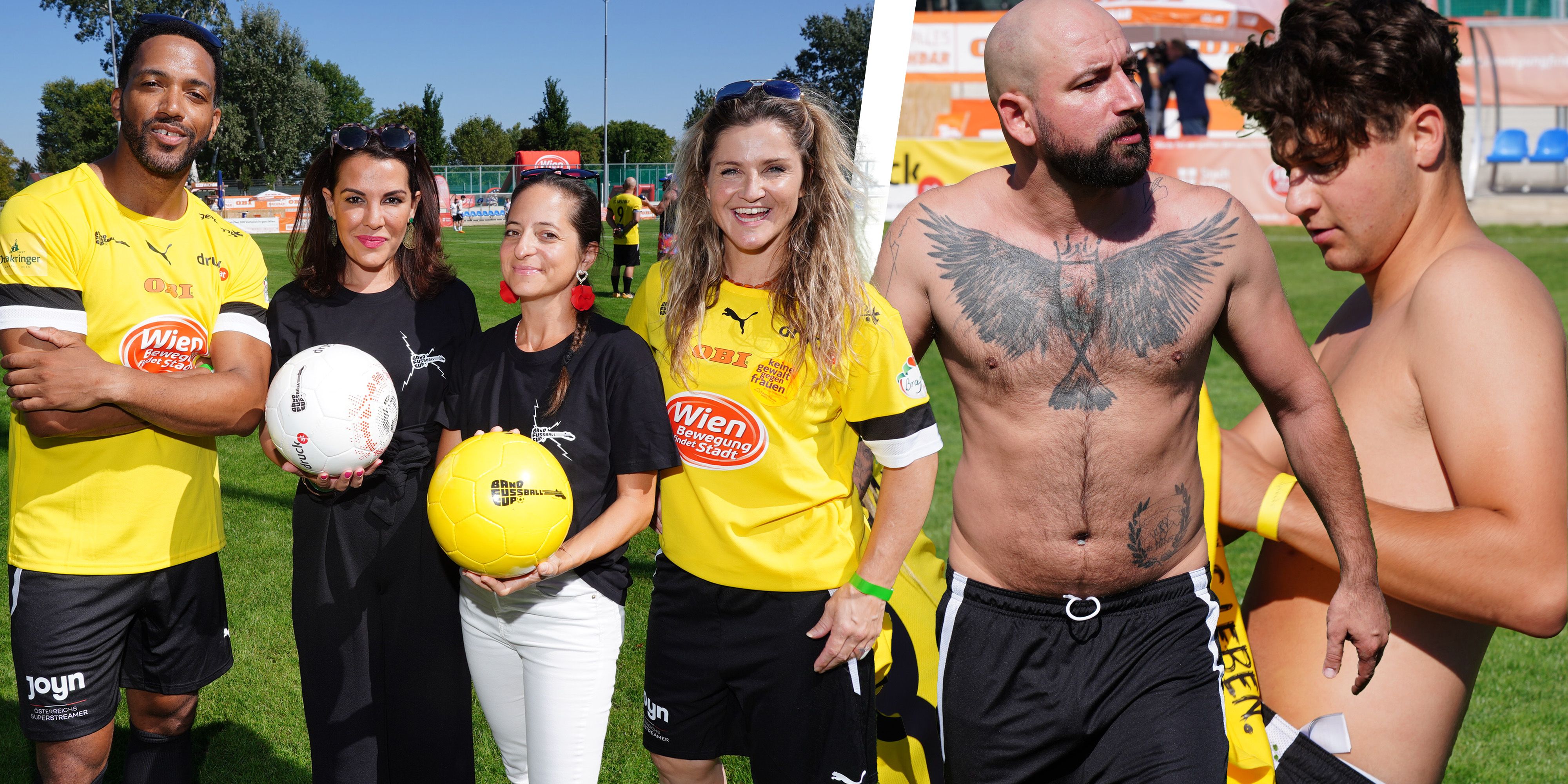 Beim "Band Fußball Cup" ließen sich einige heimische Promis blicken.