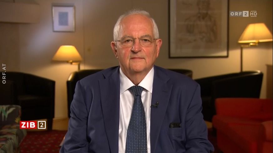 Martin Wolf, Chefkommentator der "Financial Times", am späten Montagabend in der ORF-"ZIB2".